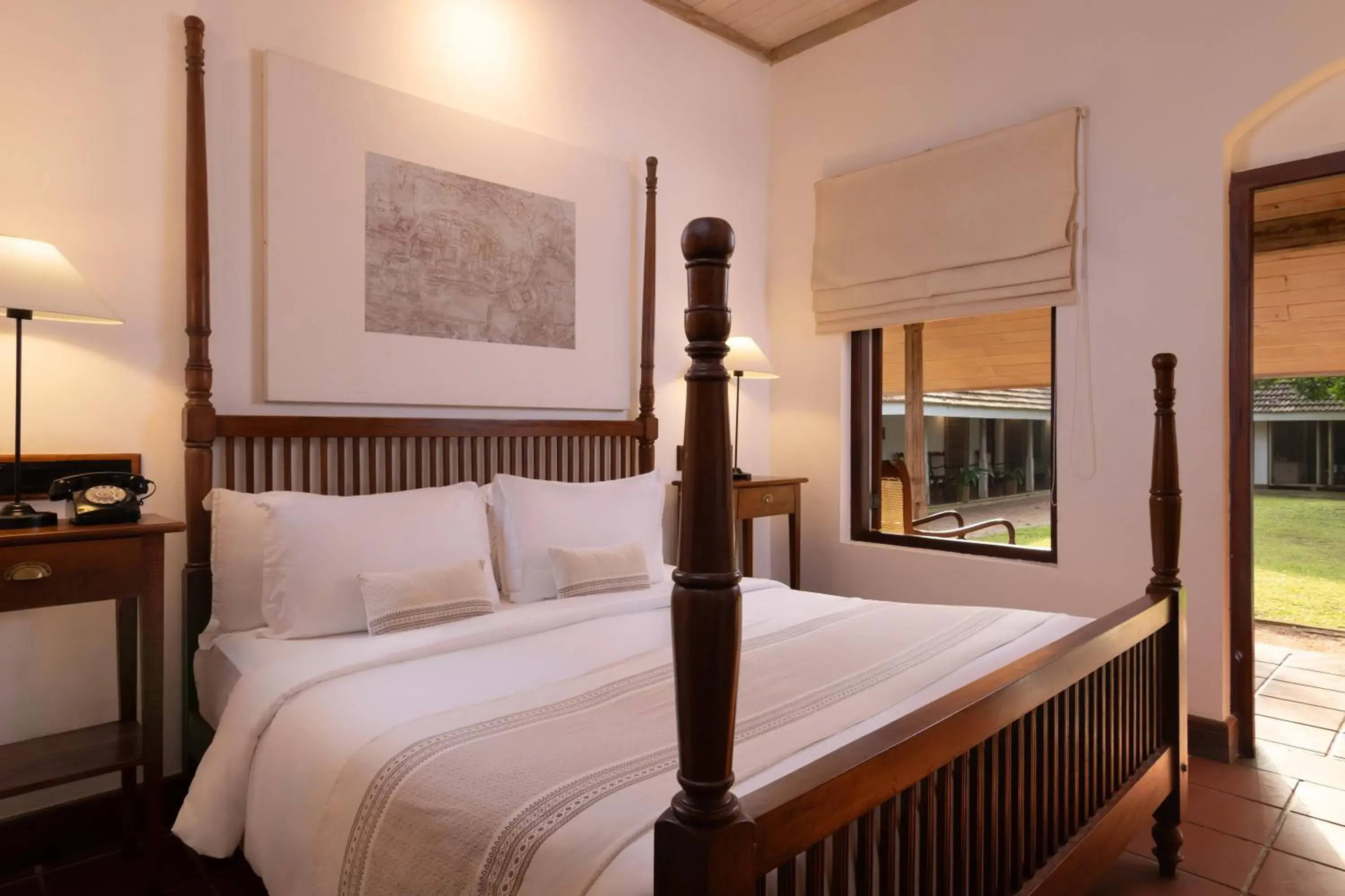 Bed in EKHO Sigiriya - 700 meters to Sigiriya Rock Bed in EKHO Sigiriya - 700 meters to Sigiriya Rock