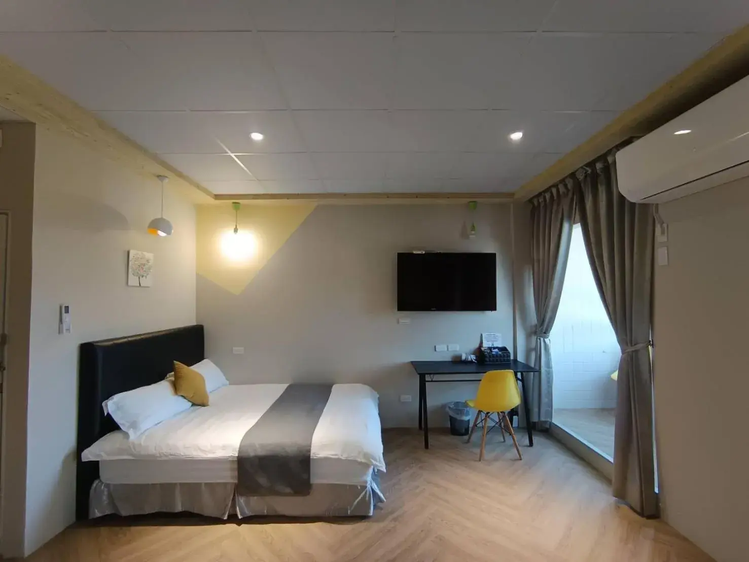 Bedroom, Bed in Light Shadow Bedroom, Bed in Light Shadow