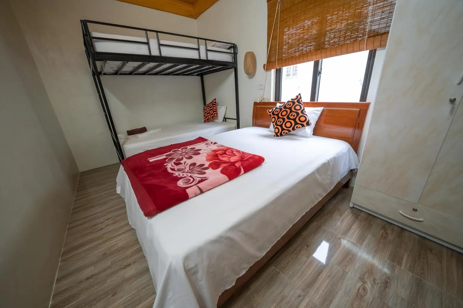 Bed in Phong Nha Homestay