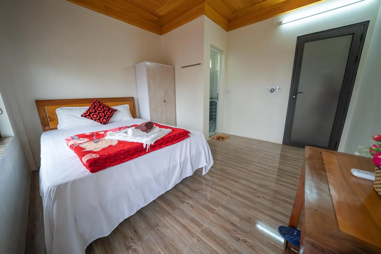 Bed in Phong Nha Homestay