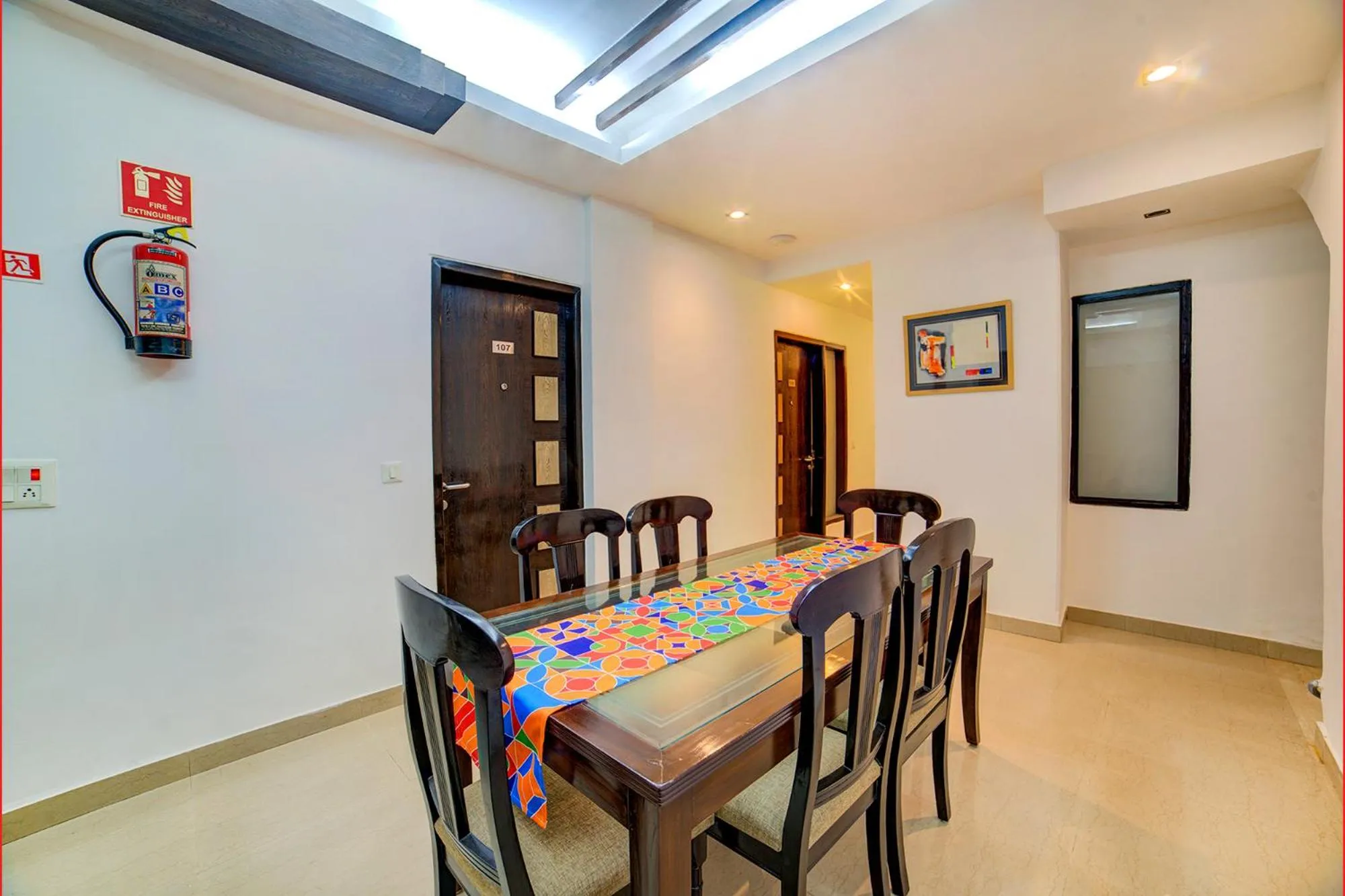 Dining area in FabHotel Exotica Greenpark