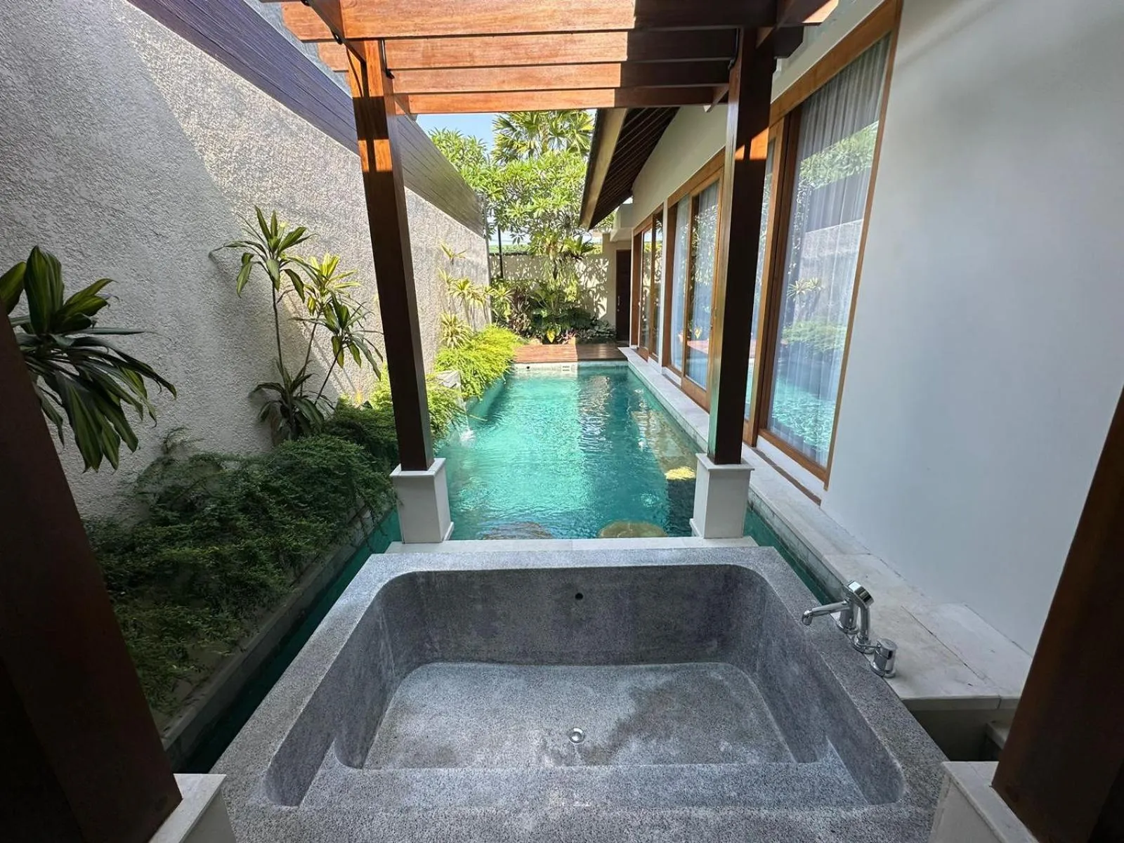 Pool view in Sithala Villa Seminyak