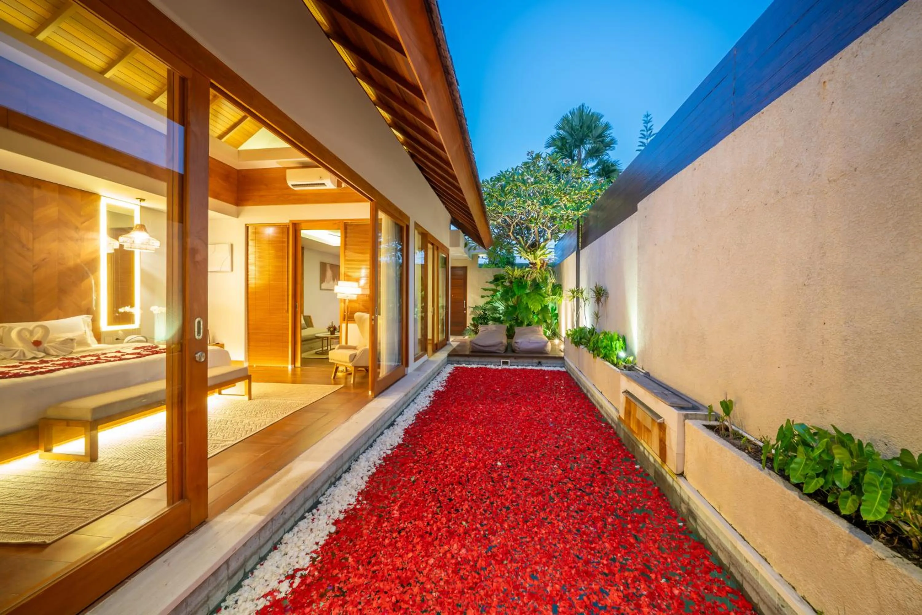 Pool view in Sithala Villa Seminyak