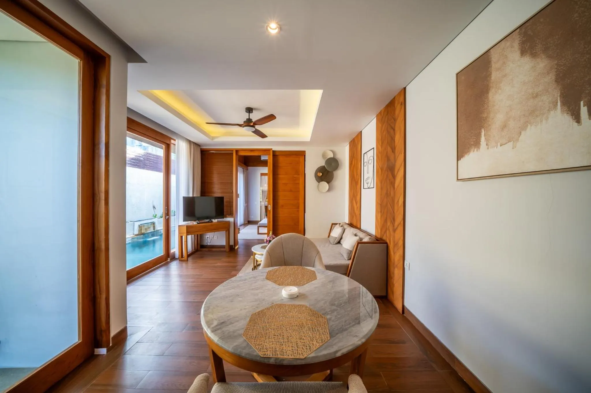 Living room in Sithala Villa Seminyak