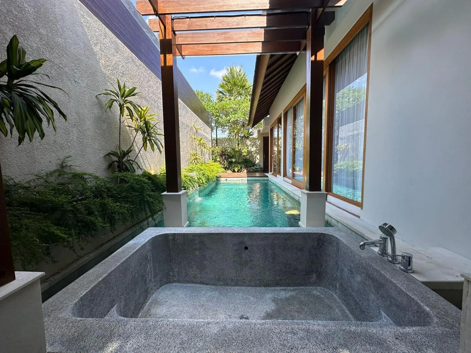 Pool view in Sithala Villa Seminyak