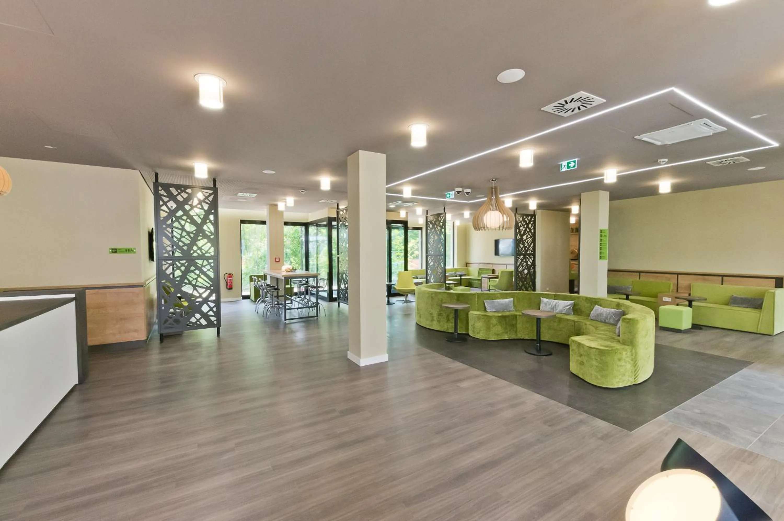 Lobby or reception in Super 8 Freiburg