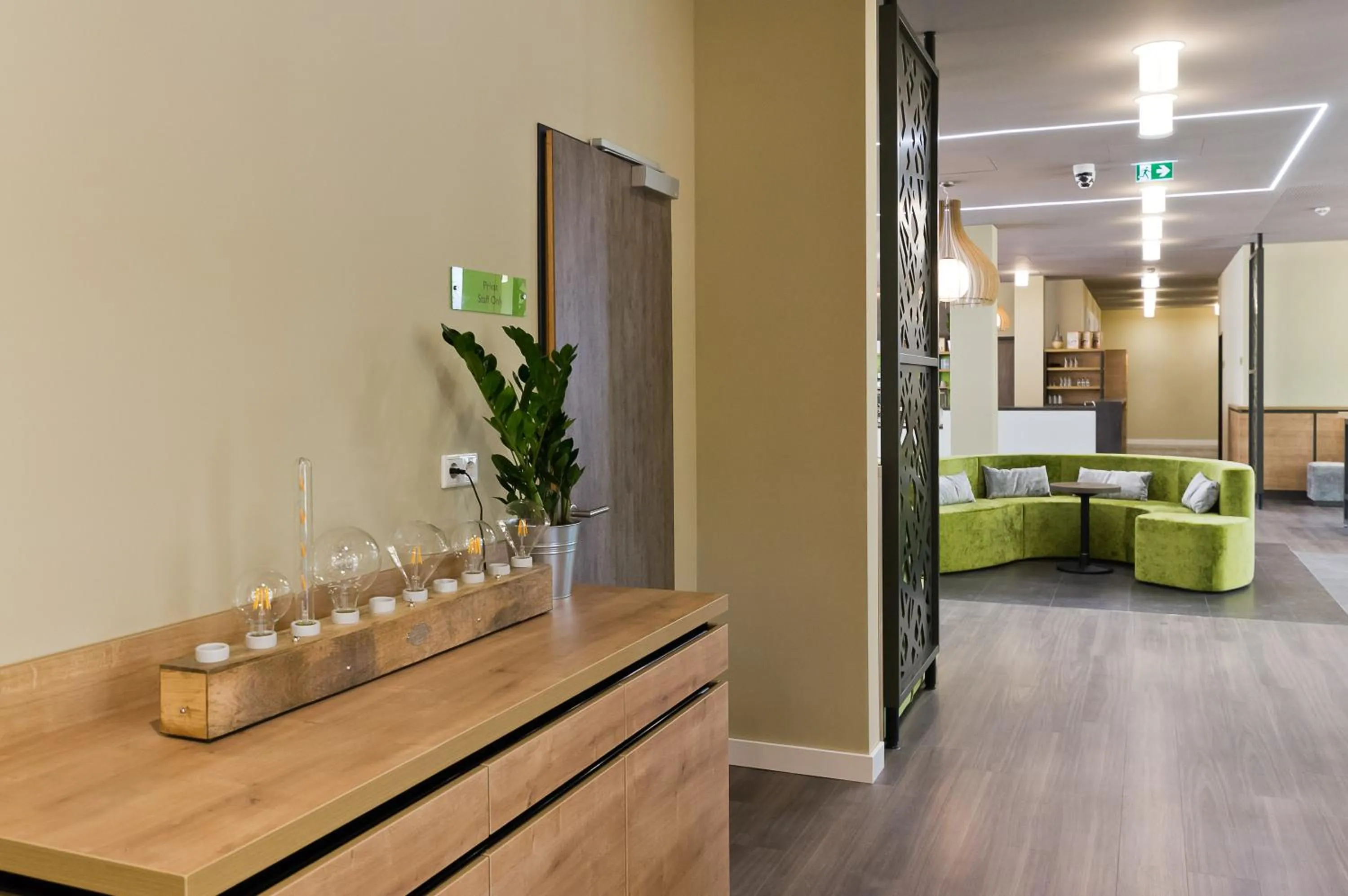 Lobby or reception in Super 8 Freiburg