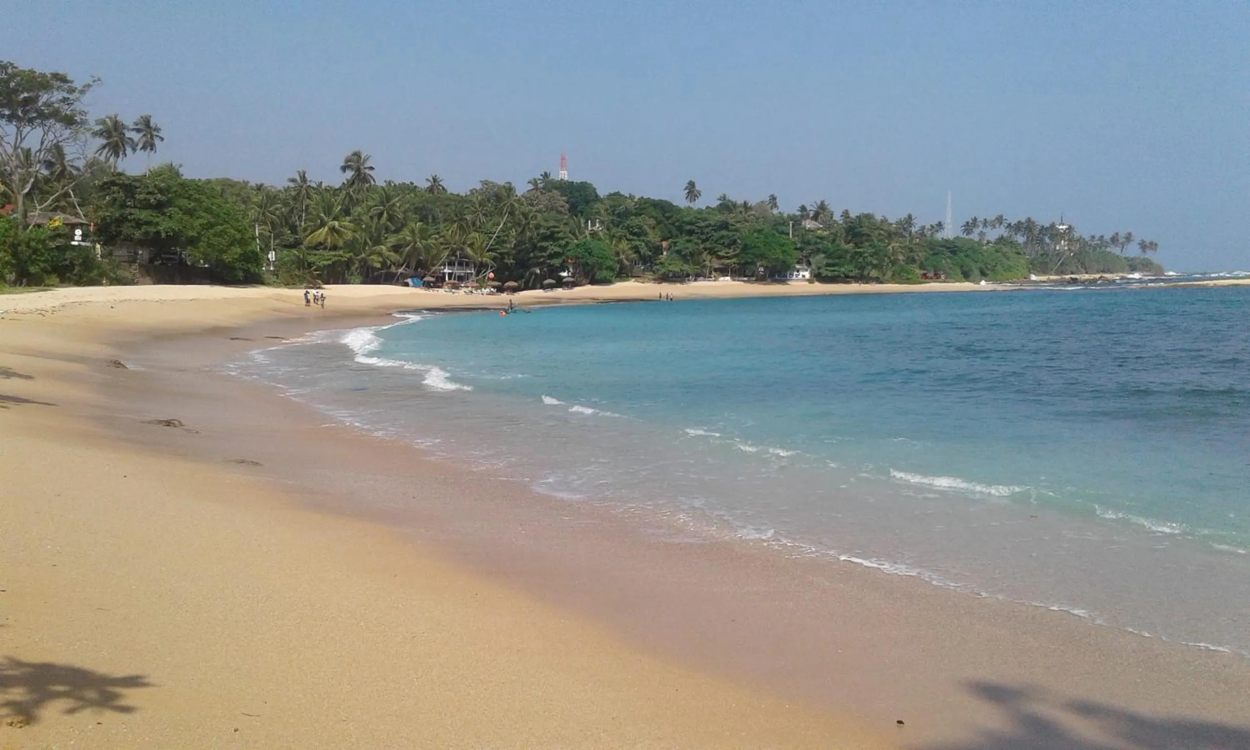 Beach in Dinuri villa