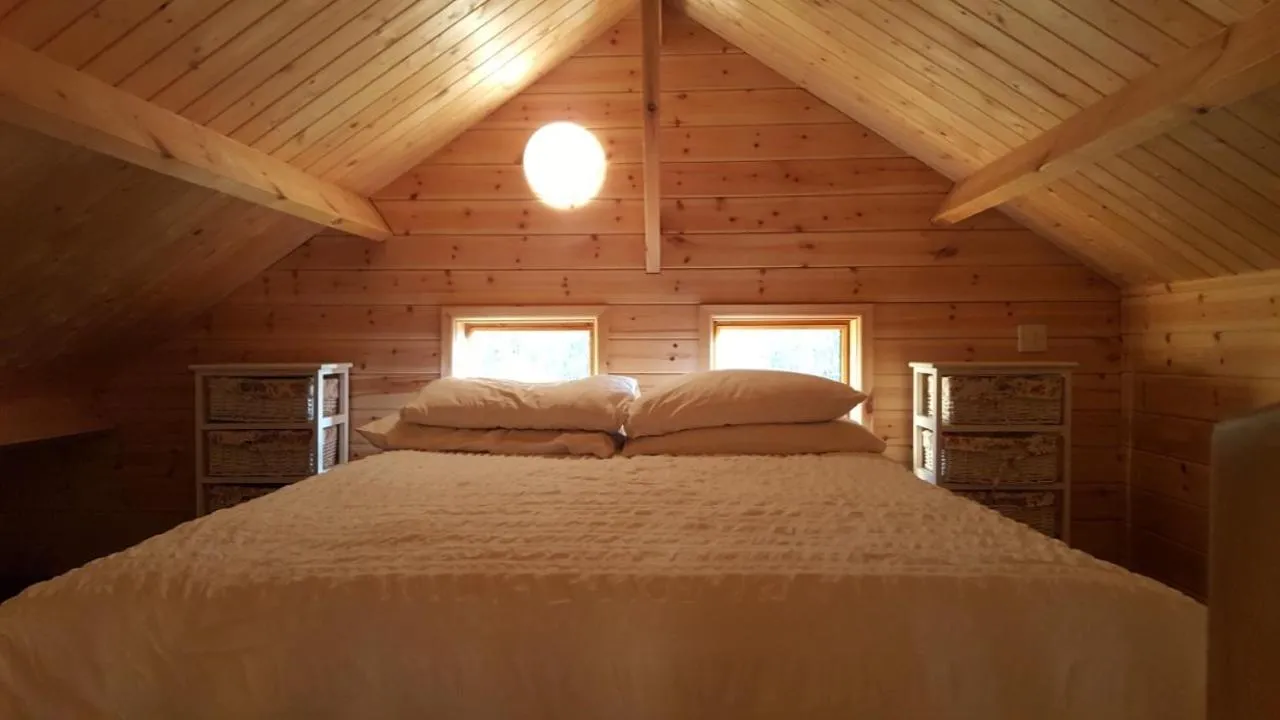Bed in Ironbridge Lodge