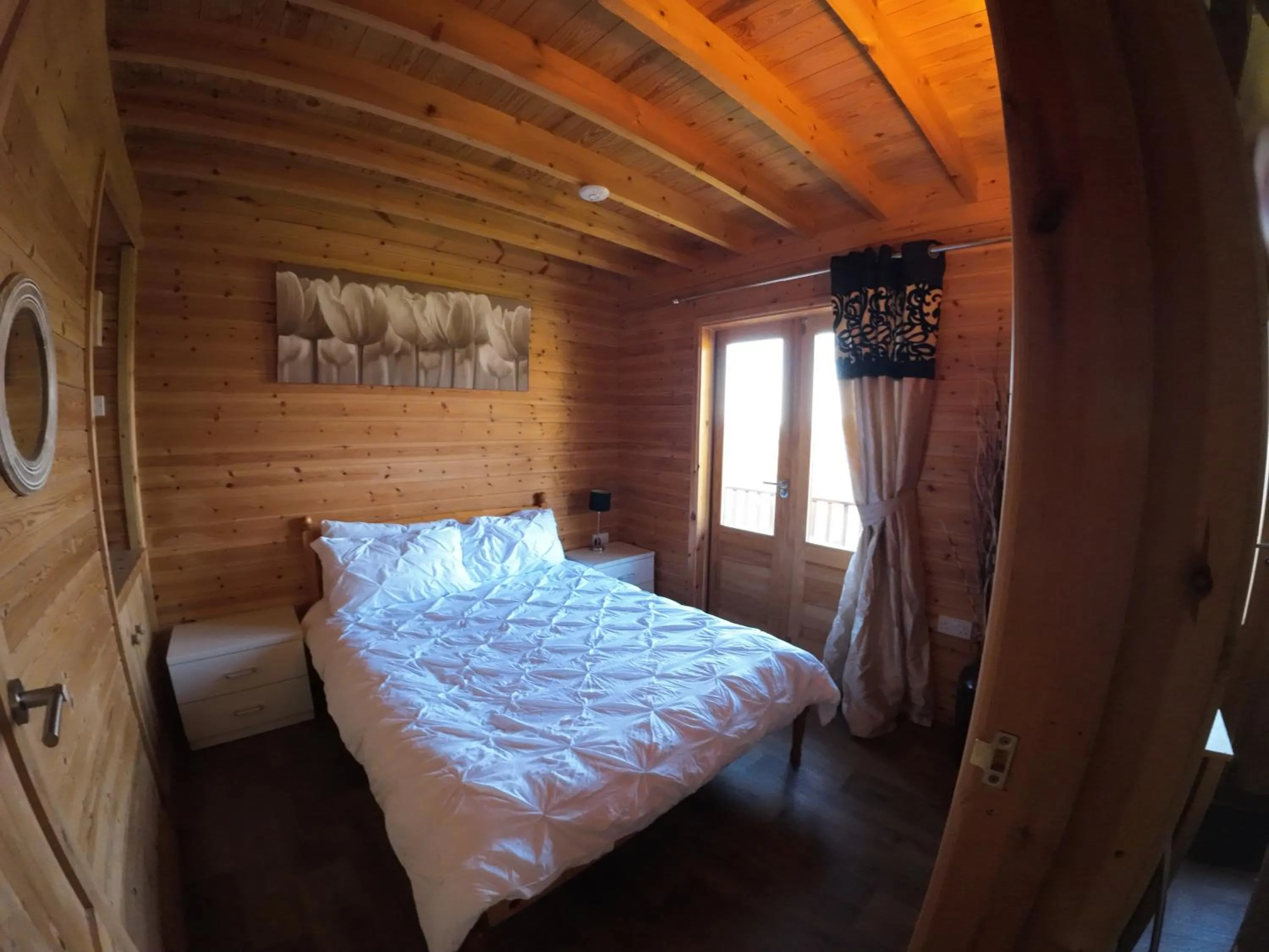 Bed in Ironbridge Lodge