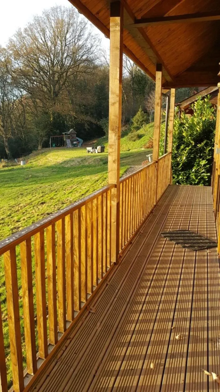Patio in Ironbridge Lodge