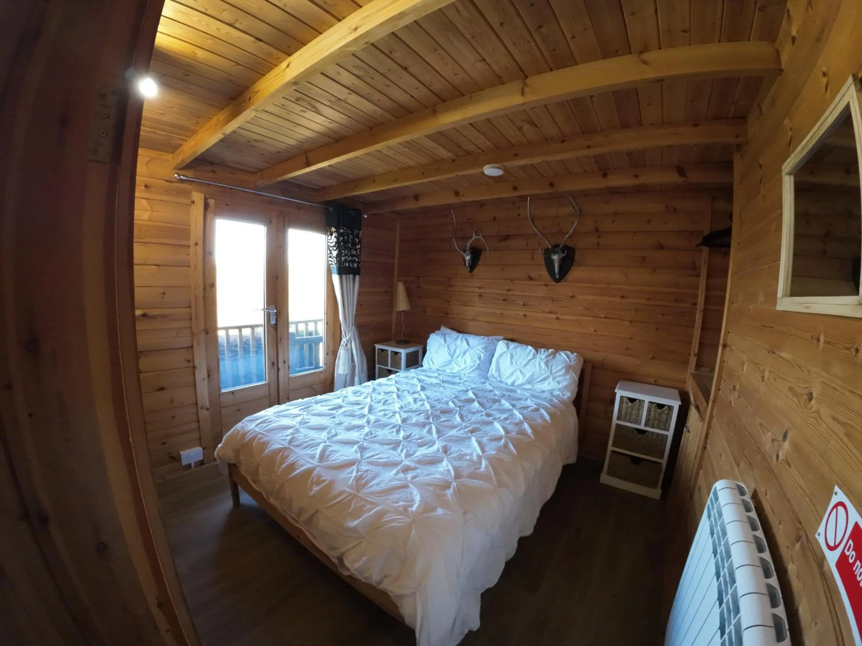 Bed in Ironbridge Lodge
