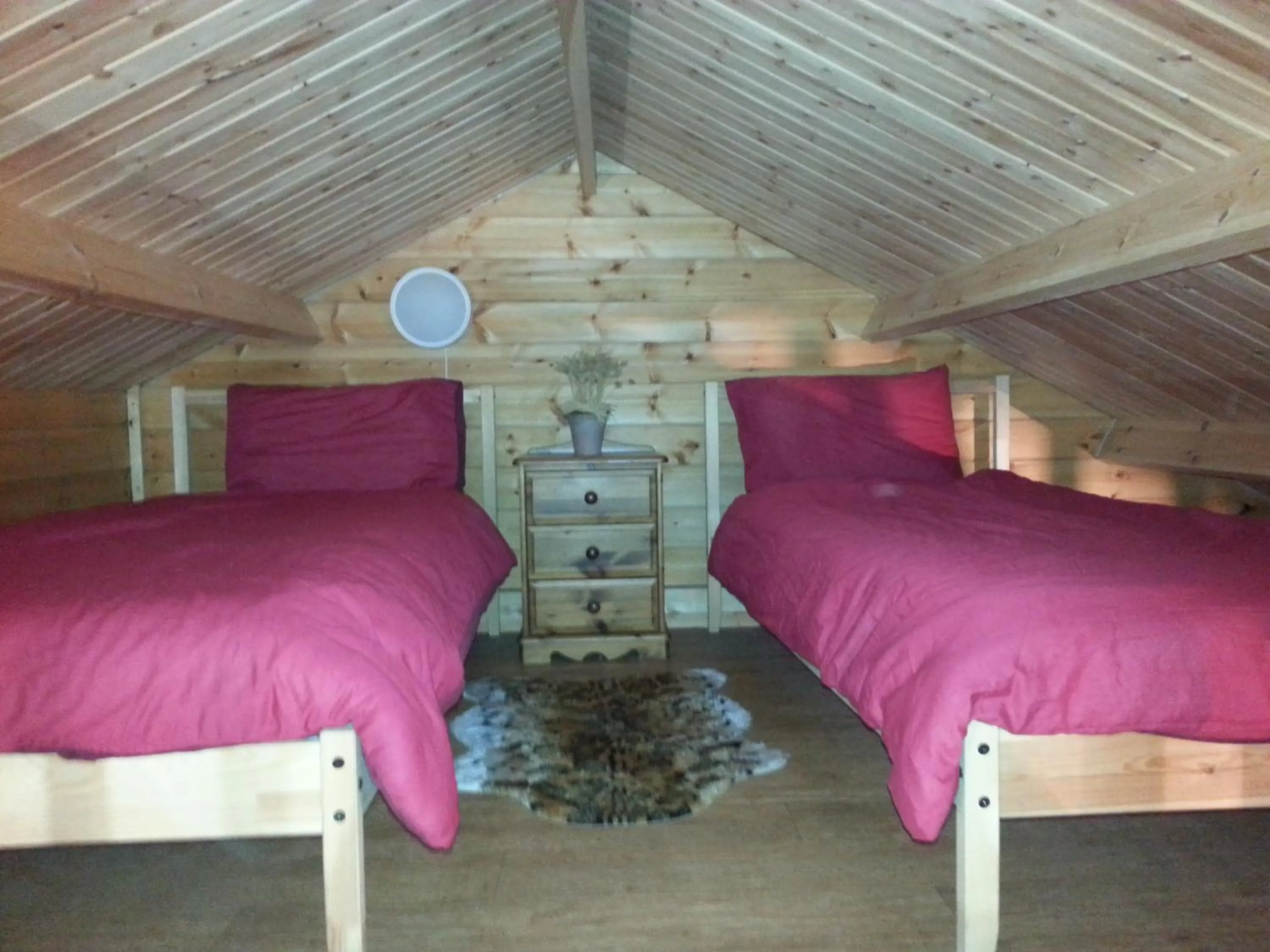Bed in Ironbridge Lodge