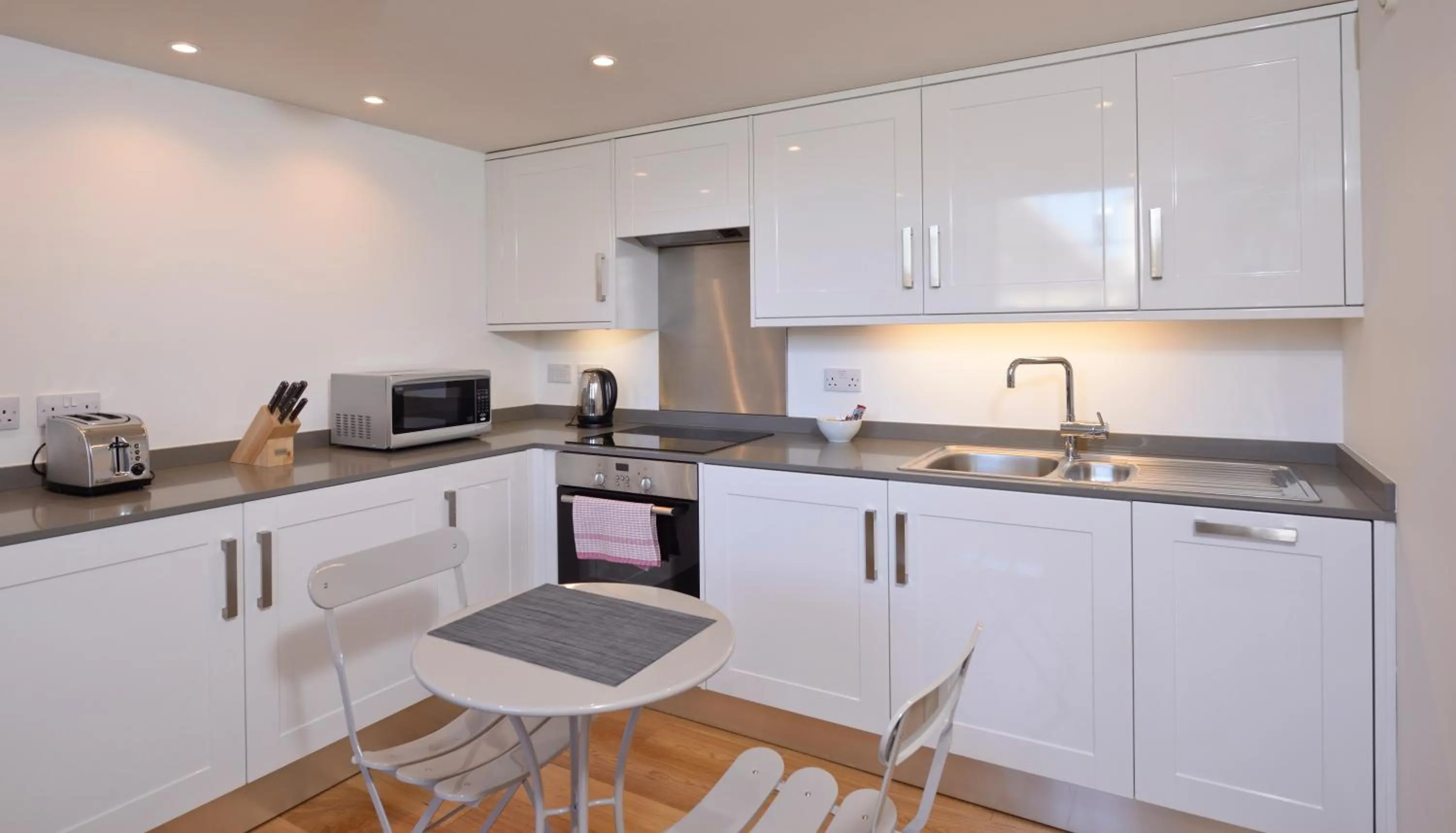 Kitchen or kitchenette in Destiny Scotland - Broughton St Lofts