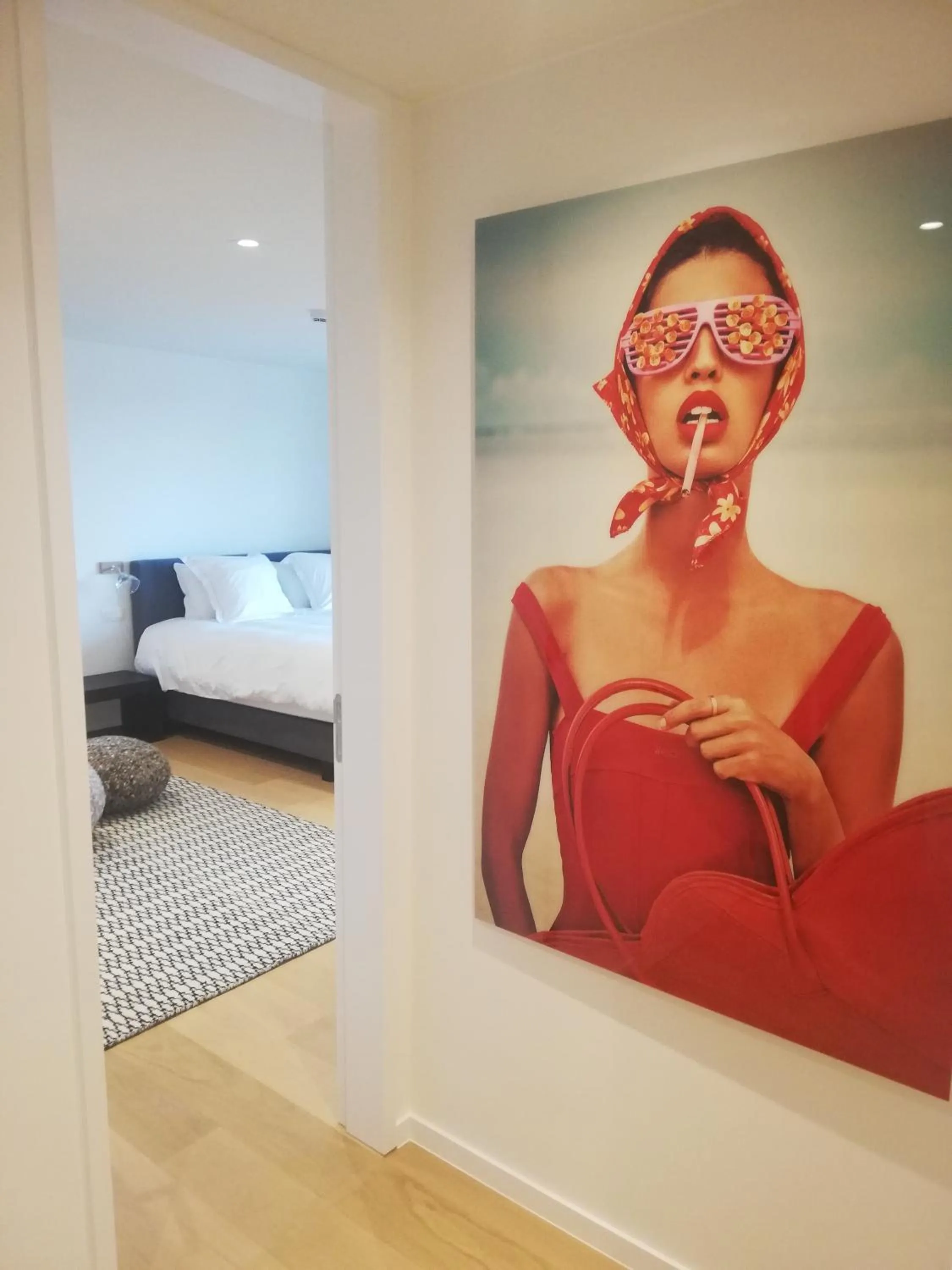 Decorative detail, Bed in Hotel des Bains & Wellness