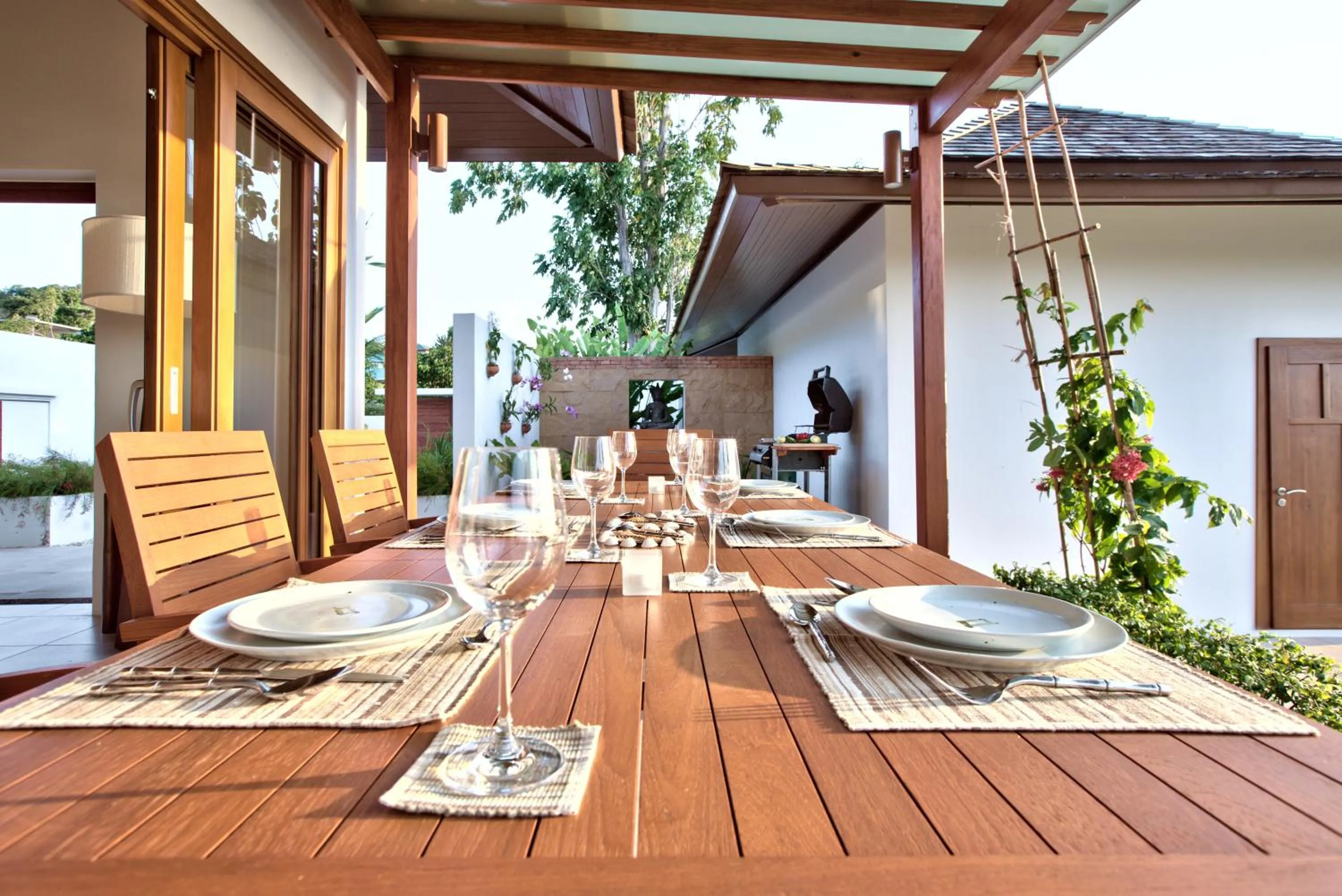 Patio in Baan Apsara - Stunning Sea View 3 Bed Pool Villa