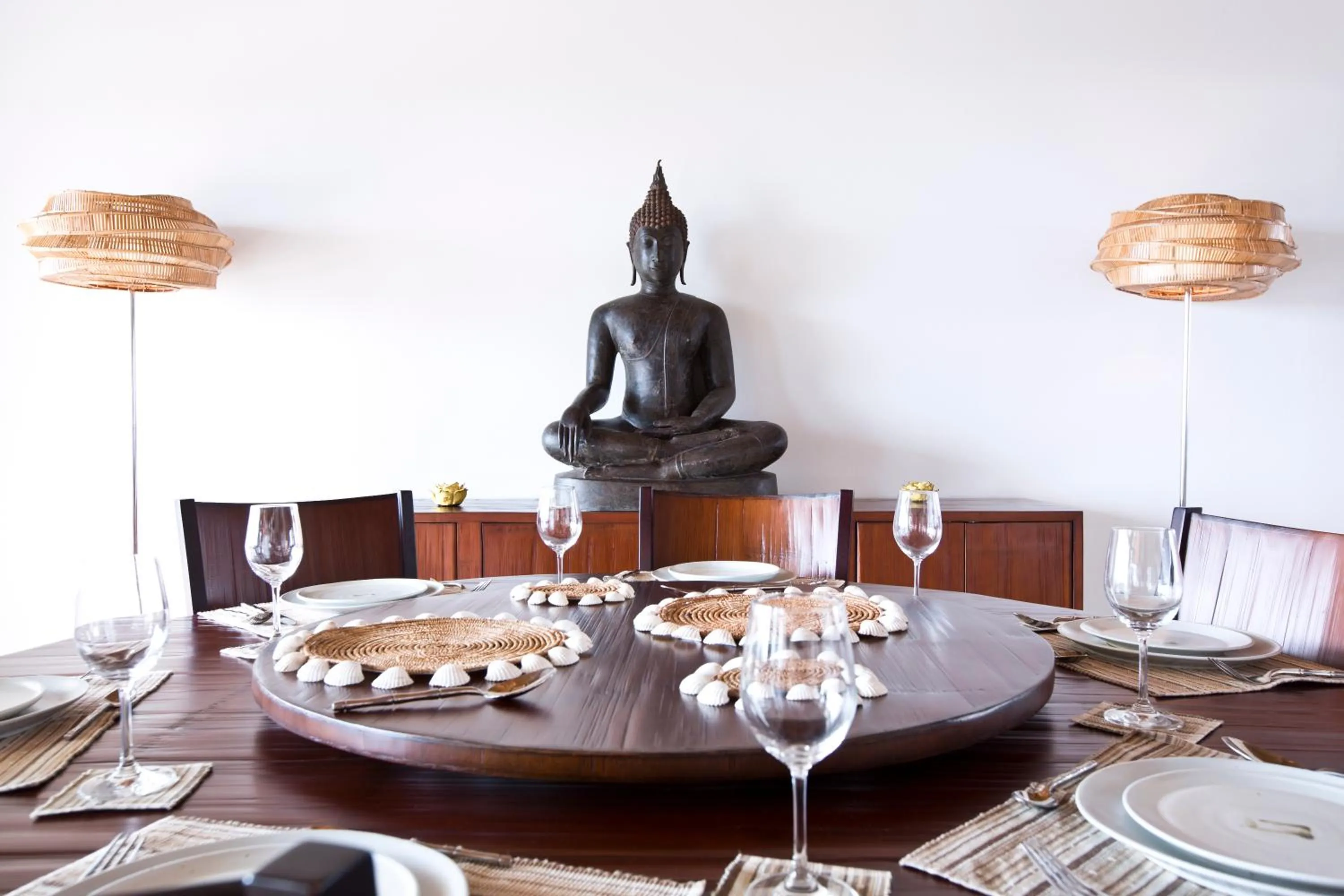 Dining area in Baan Apsara - Stunning Sea View 3 Bed Pool Villa