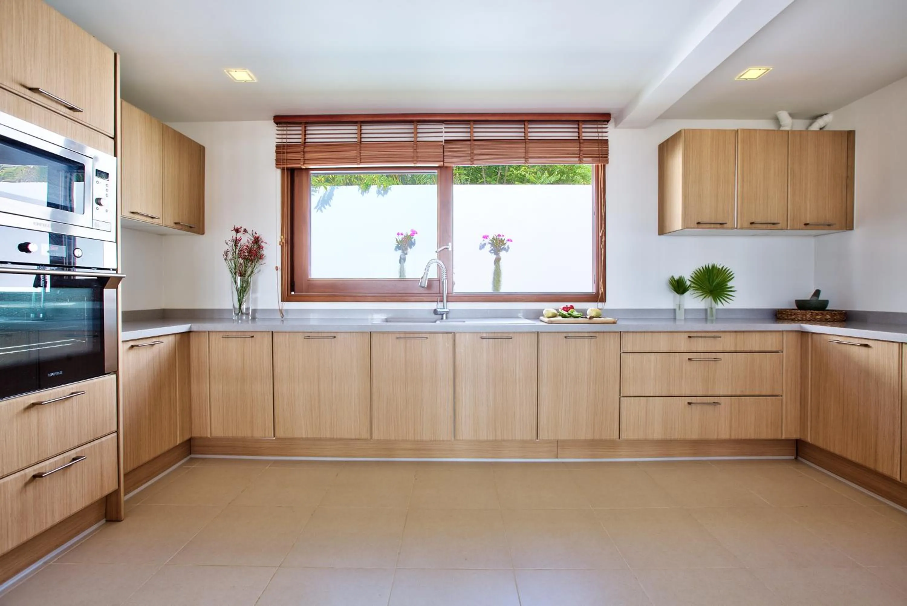 Kitchen or kitchenette in Baan Apsara - Stunning Sea View 3 Bed Pool Villa