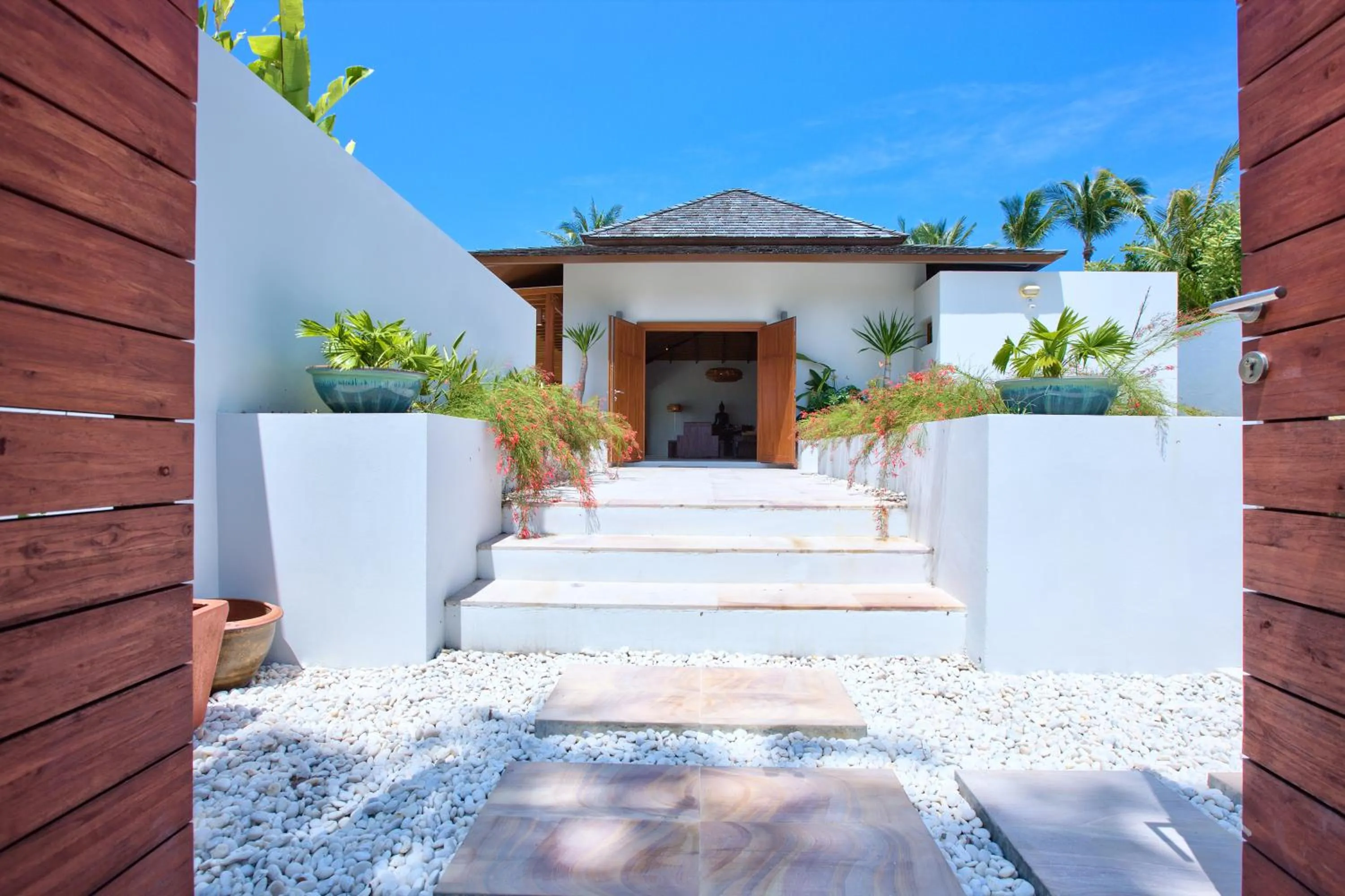 Facade/entrance in Baan Apsara - Stunning Sea View 3 Bed Pool Villa