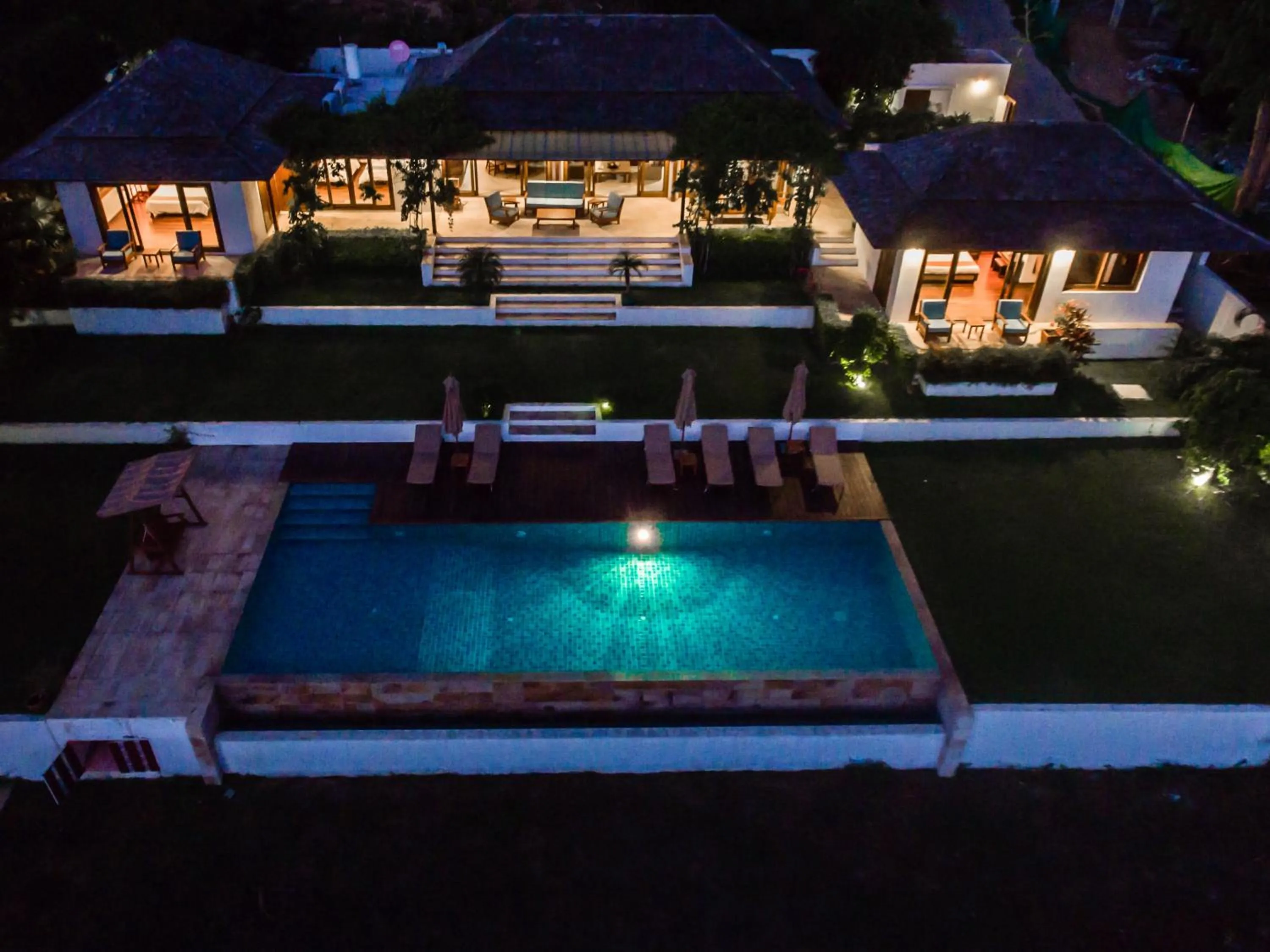 Bird's eye view in Baan Apsara - Stunning Sea View 3 Bed Pool Villa