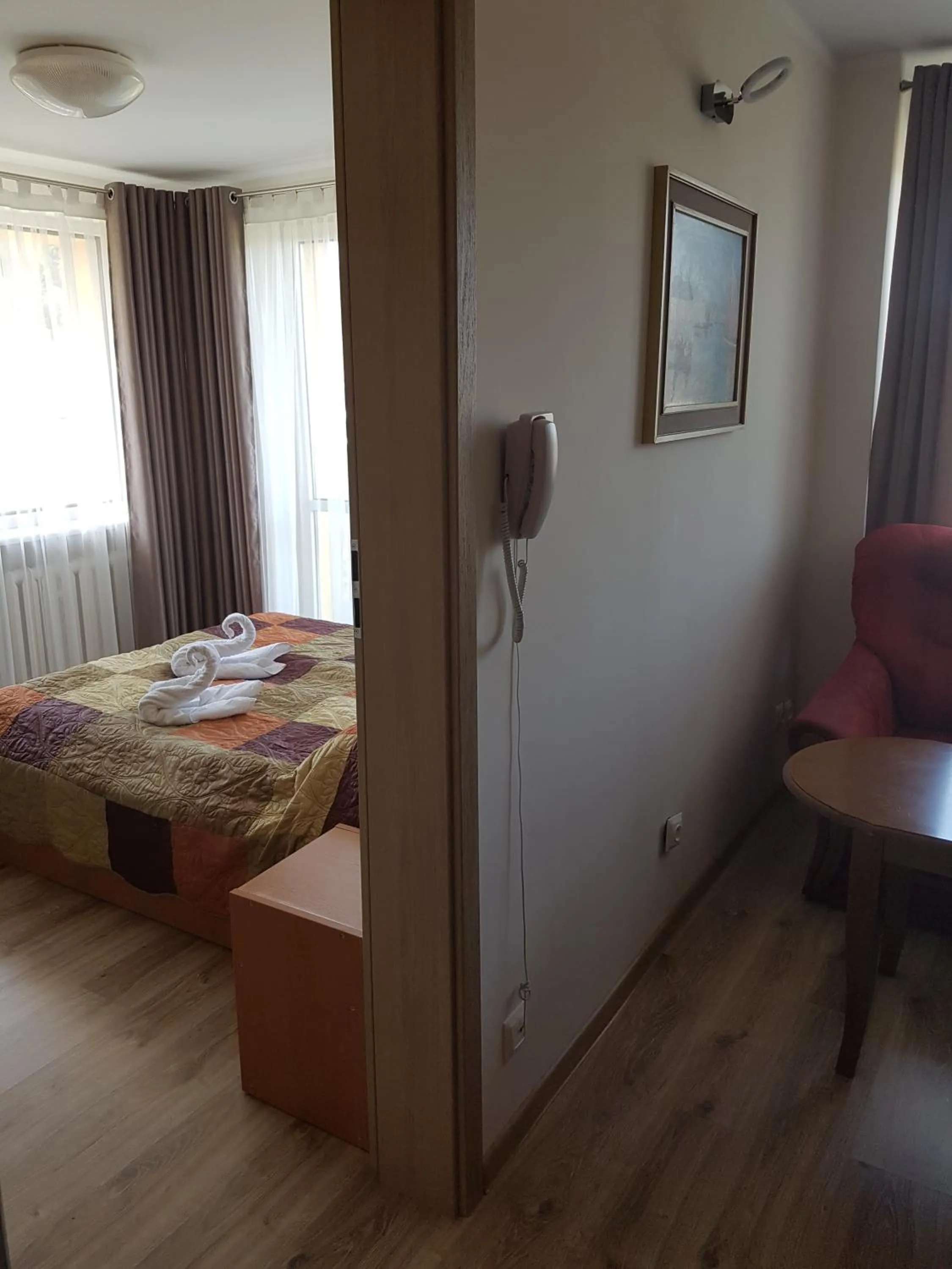 Bed in KORONA Sanatorium Uzdrowiskowe