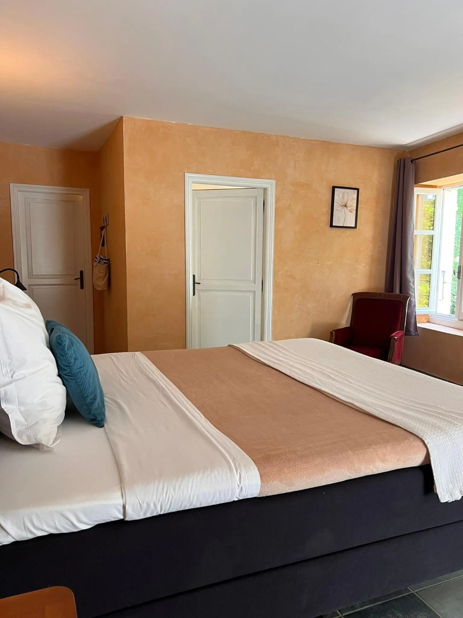 Bed in Le Moulin de Montségur