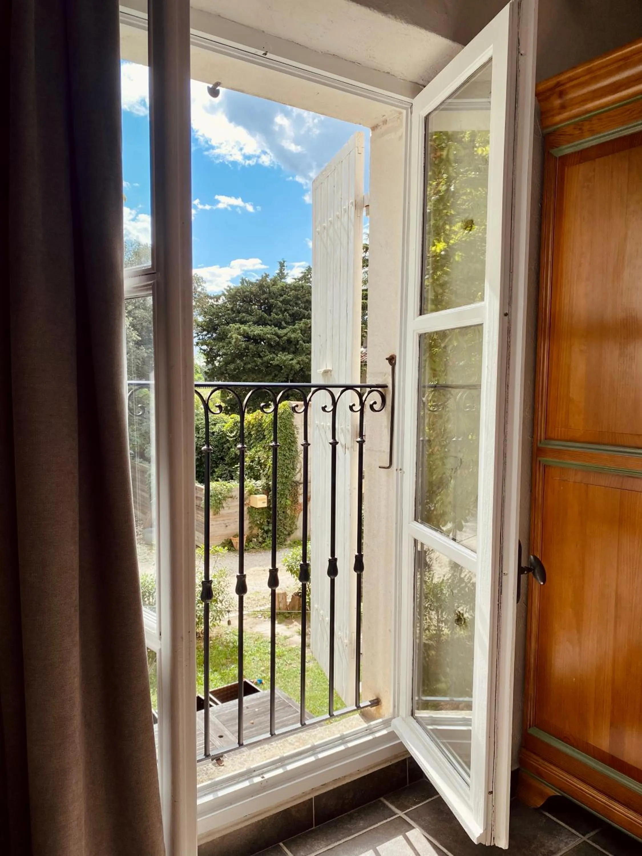 Garden view in Le Moulin de Montségur