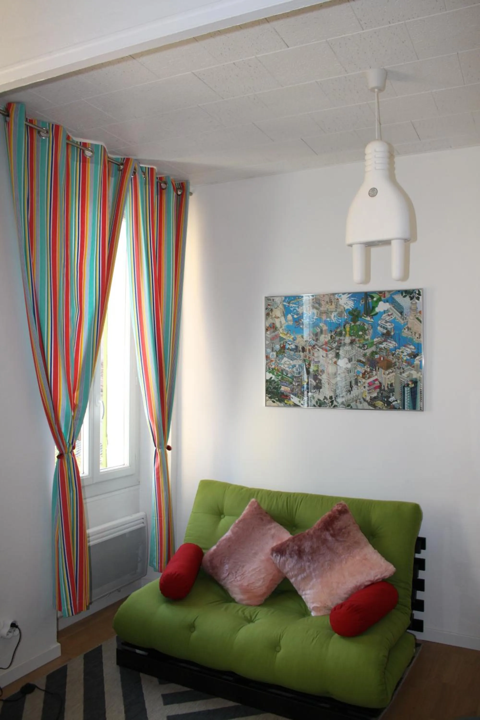 Living room in Casa Ammirati Marseille