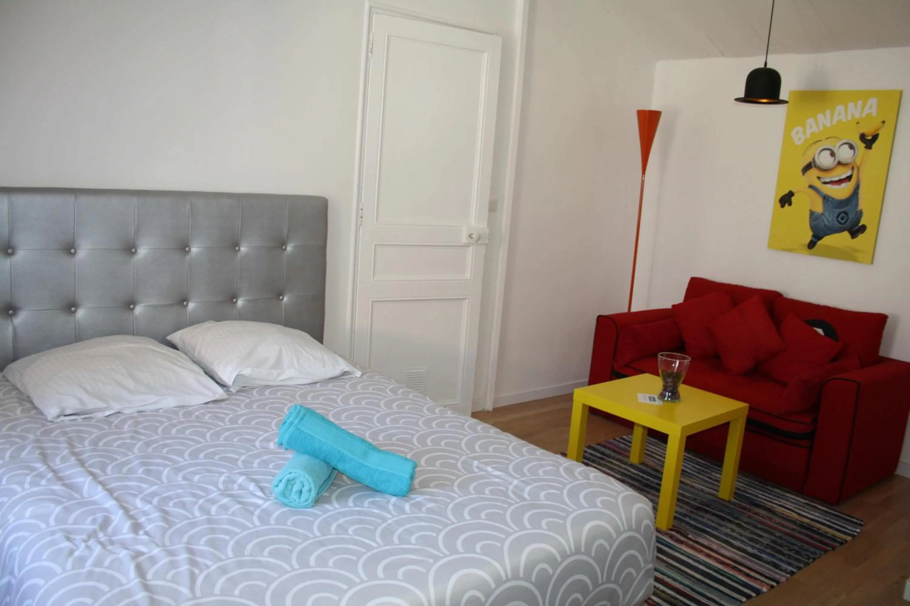 Bedroom, Bed in Casa Ammirati Marseille