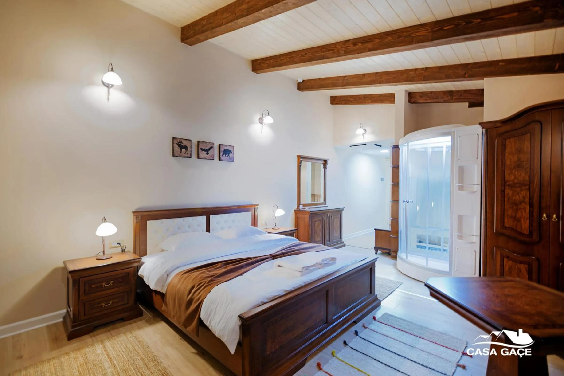 Bed in Casa Gaçe Hotel