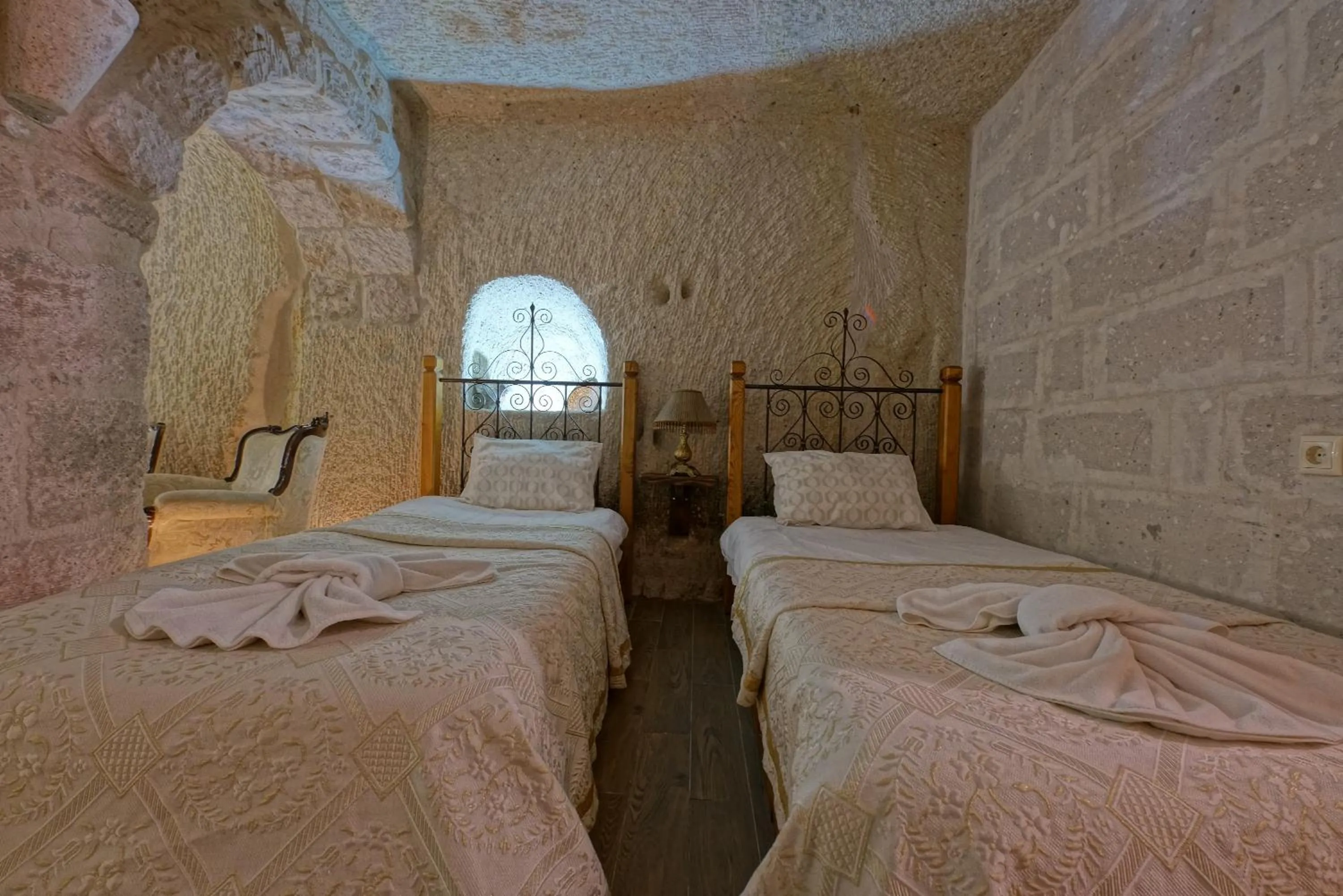 Bed in Angel Cave Suite