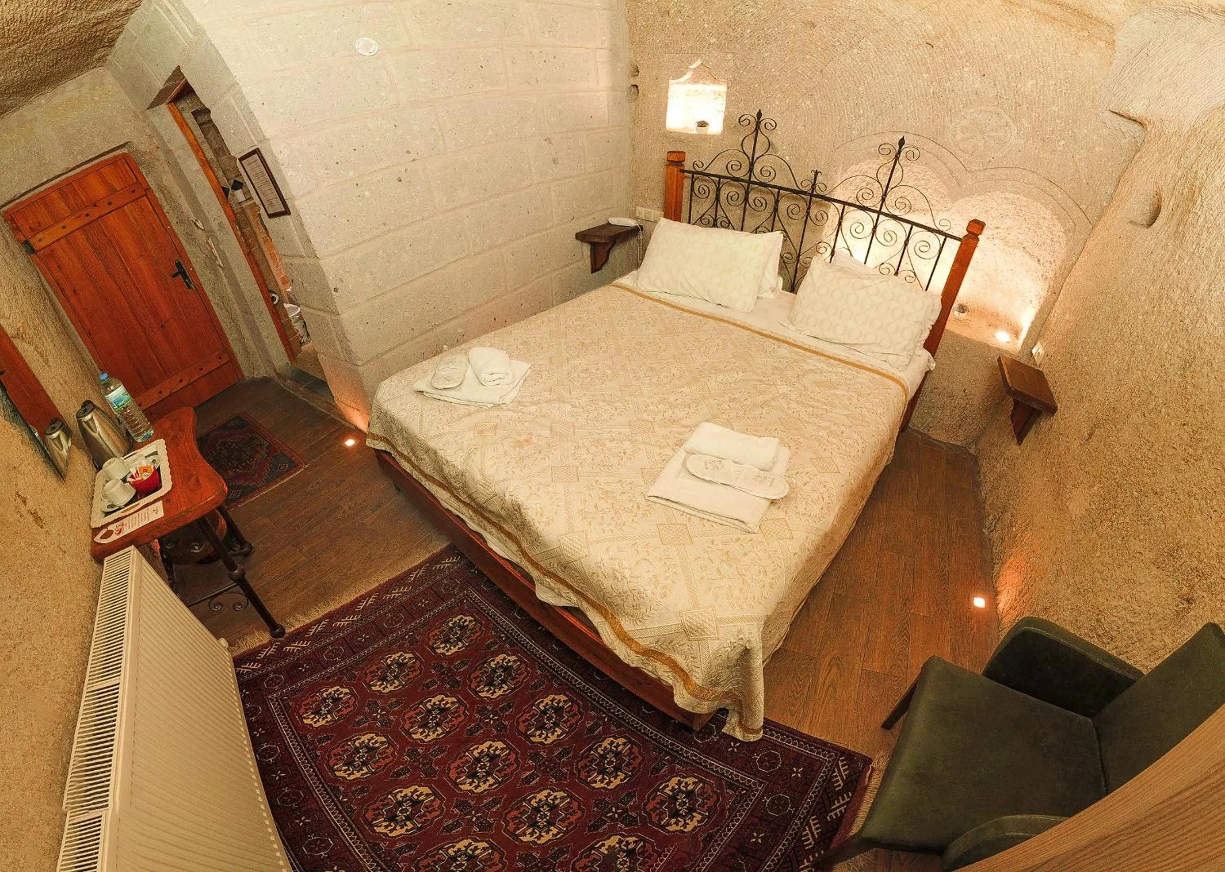 Bed in Angel Cave Suite