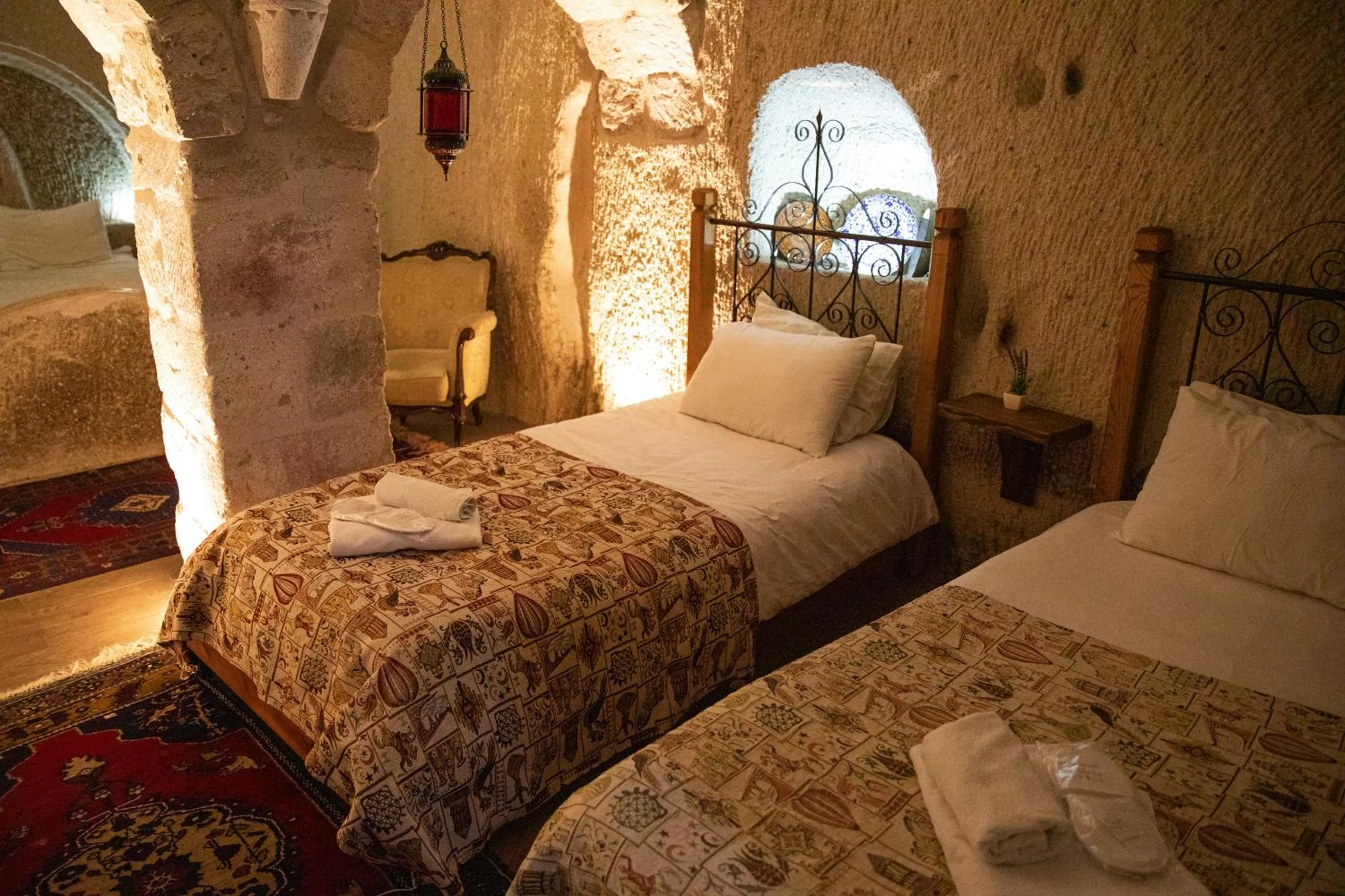 Bed in Angel Cave Suite