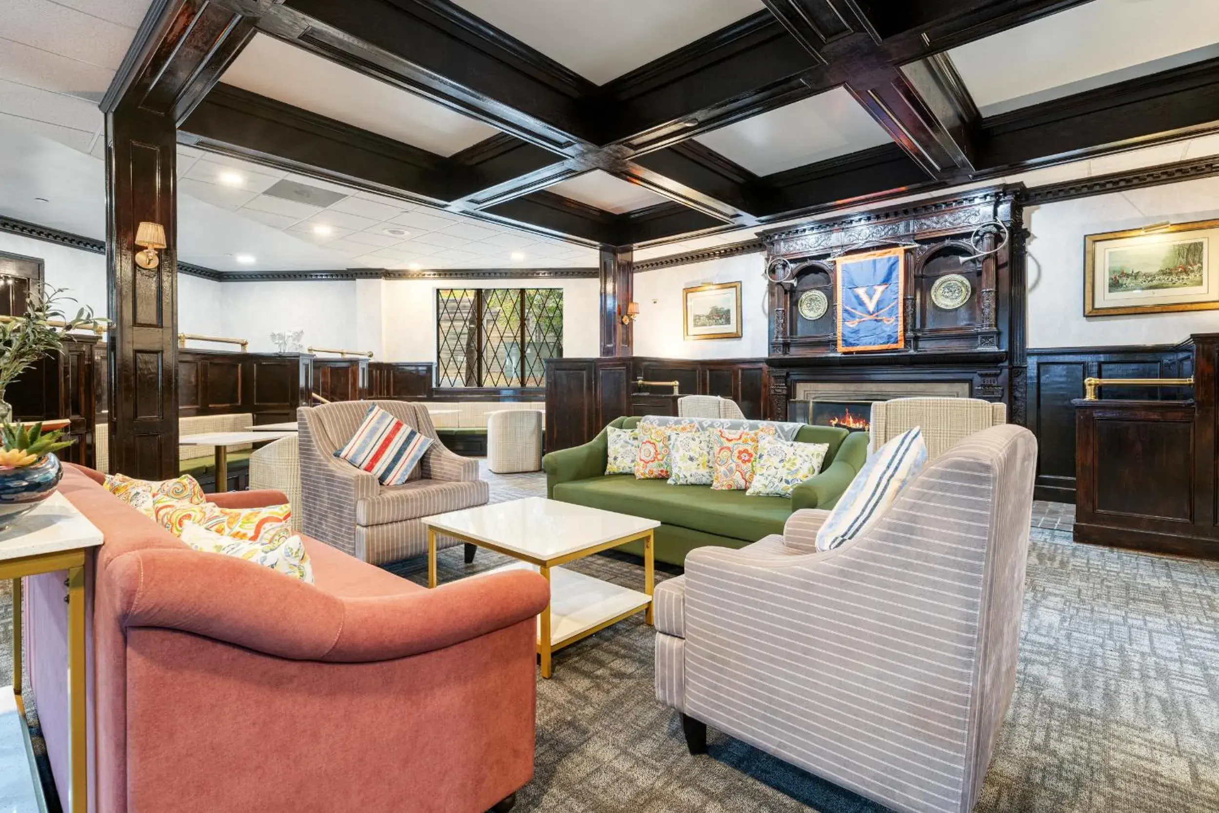 Lobby or reception in The English Inn of Charlottesville Lobby or reception in The English Inn of Charlottesville