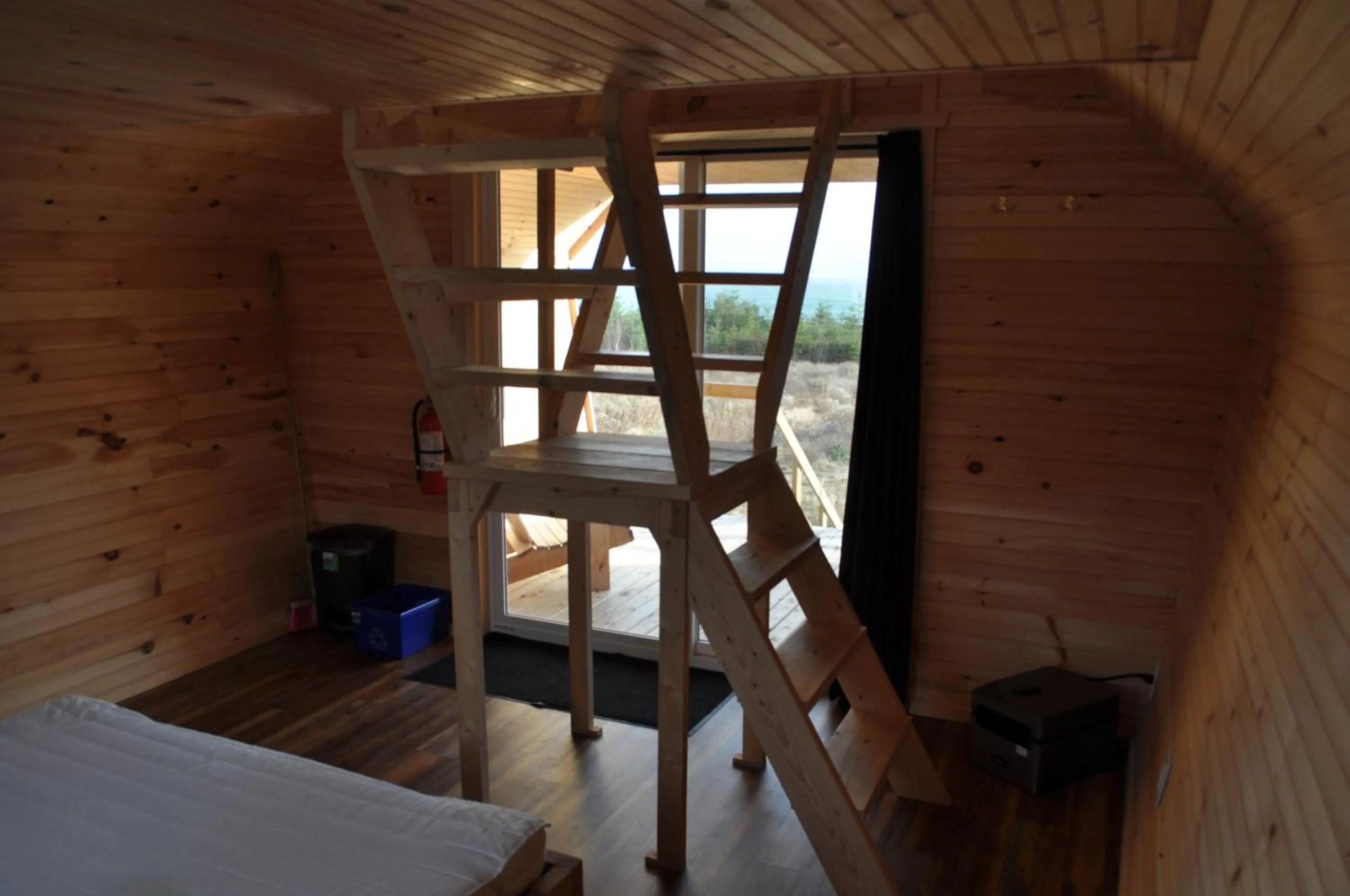 Bed in The ZzzzMoose 2 0 Camping Cabin