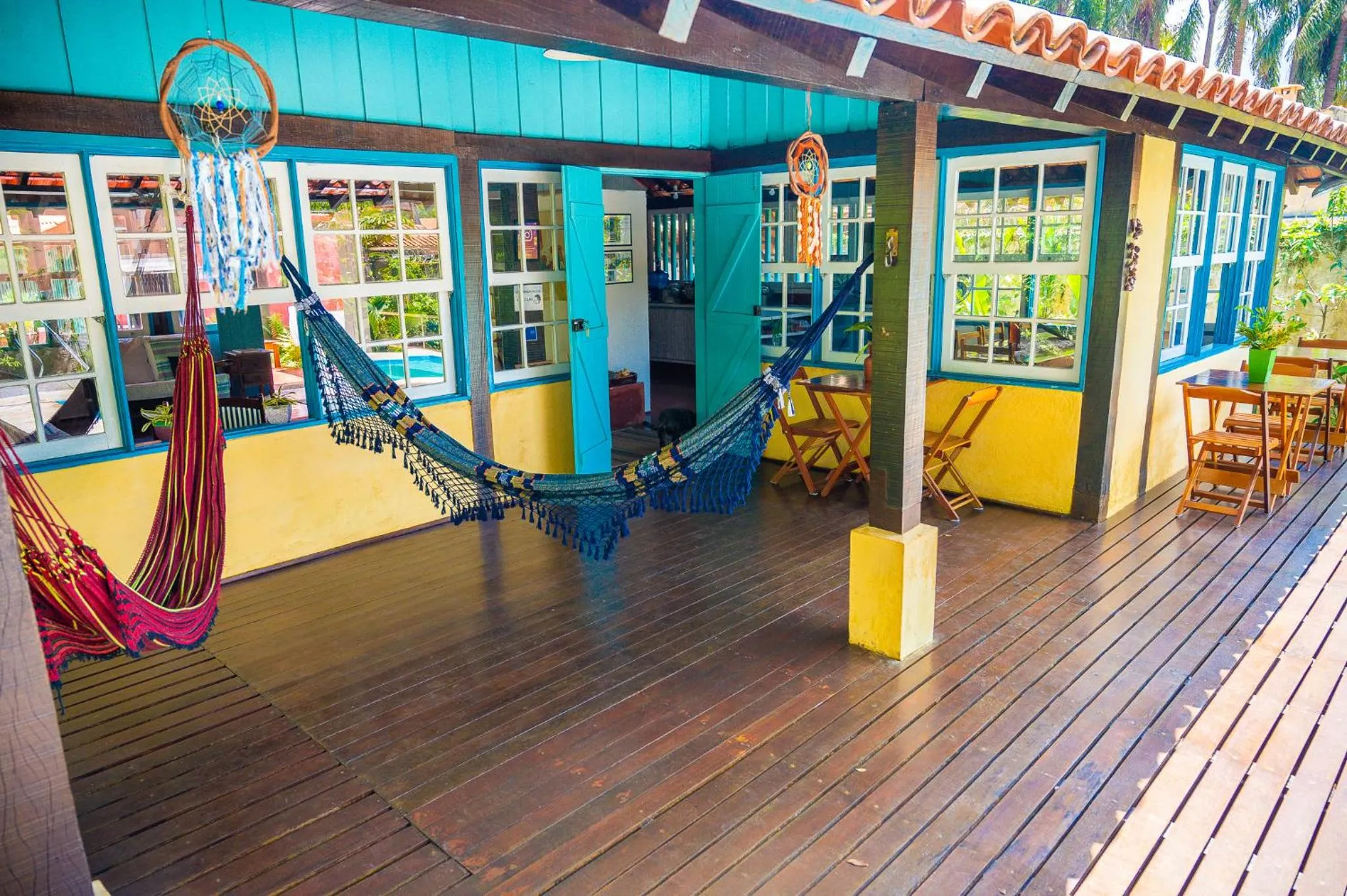 Balcony/Terrace in Casa do Pescador Camburi