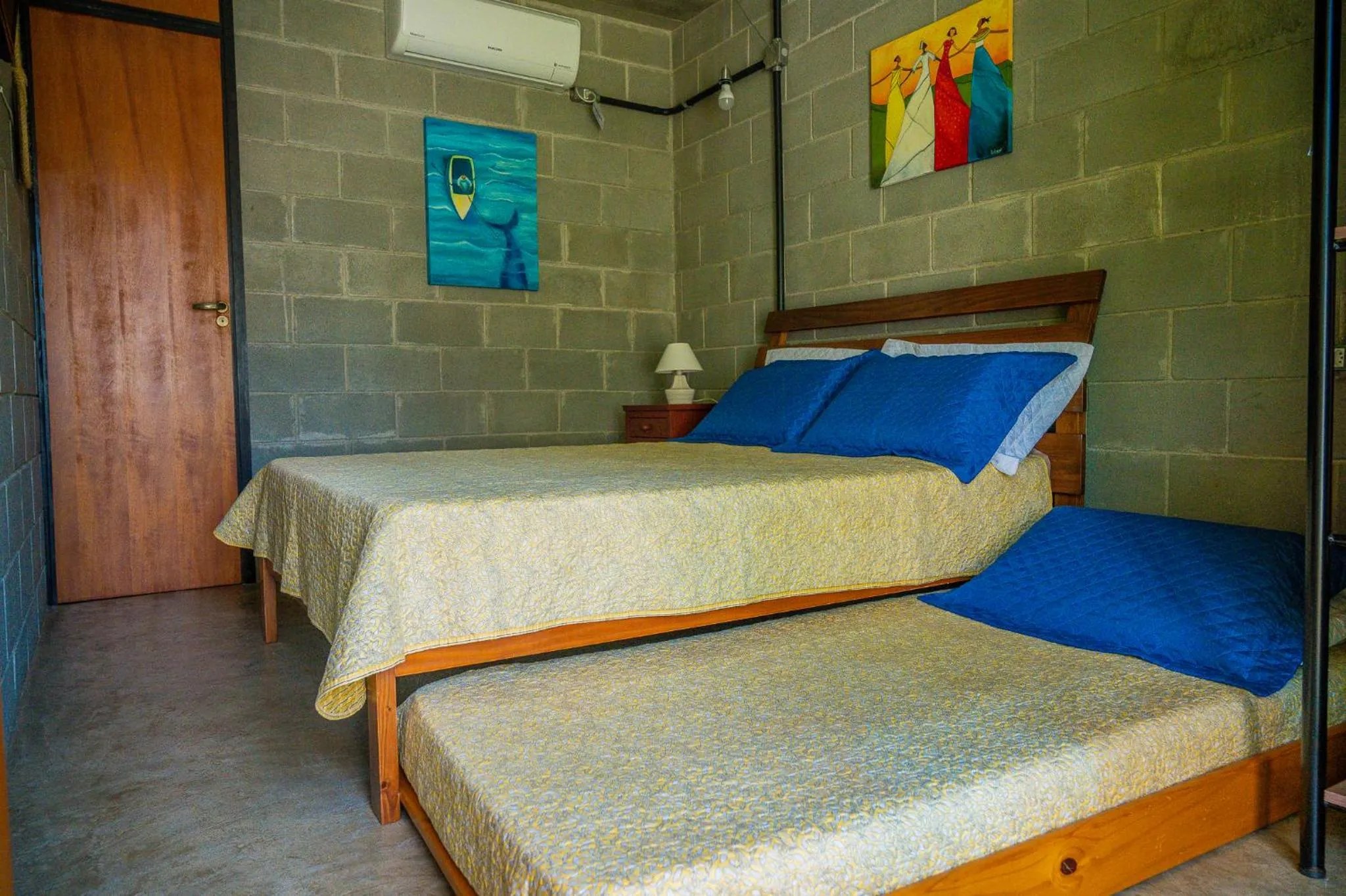 Bed in Casa do Pescador Camburi