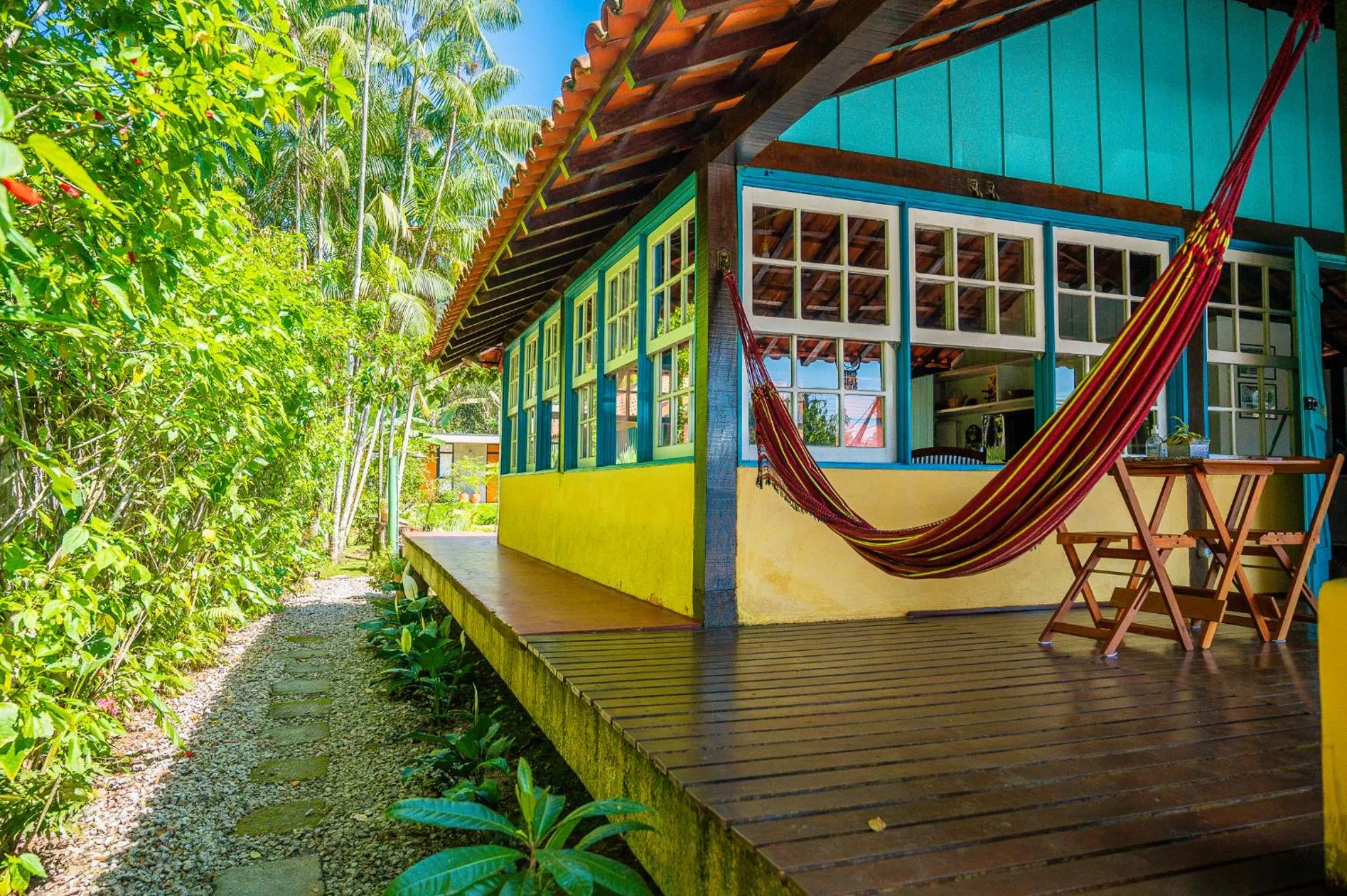 Balcony/Terrace in Casa do Pescador Camburi