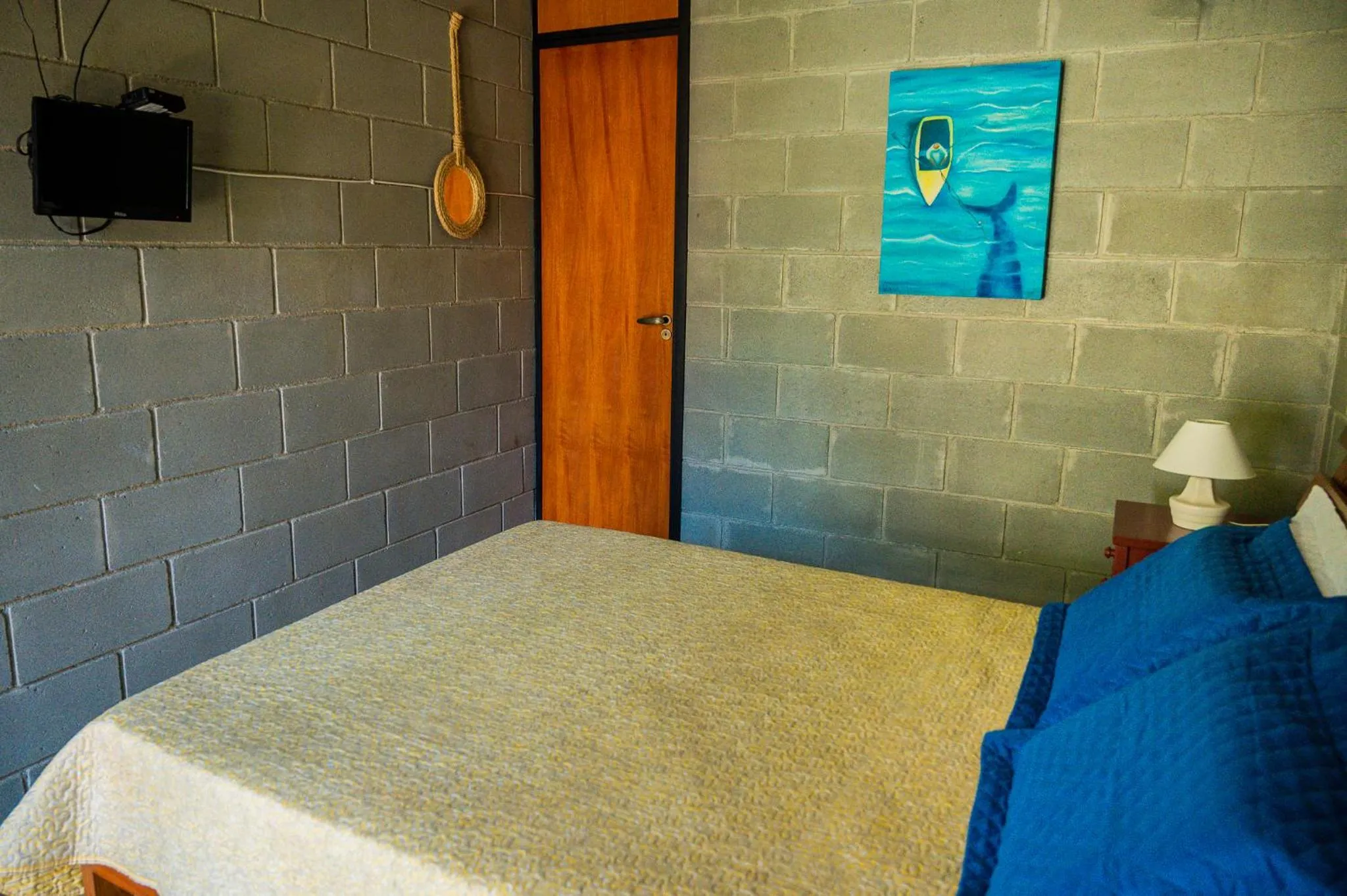 Bedroom, Bed in Casa do Pescador Camburi