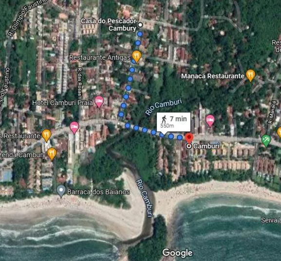 Beach in Casa do Pescador Camburi