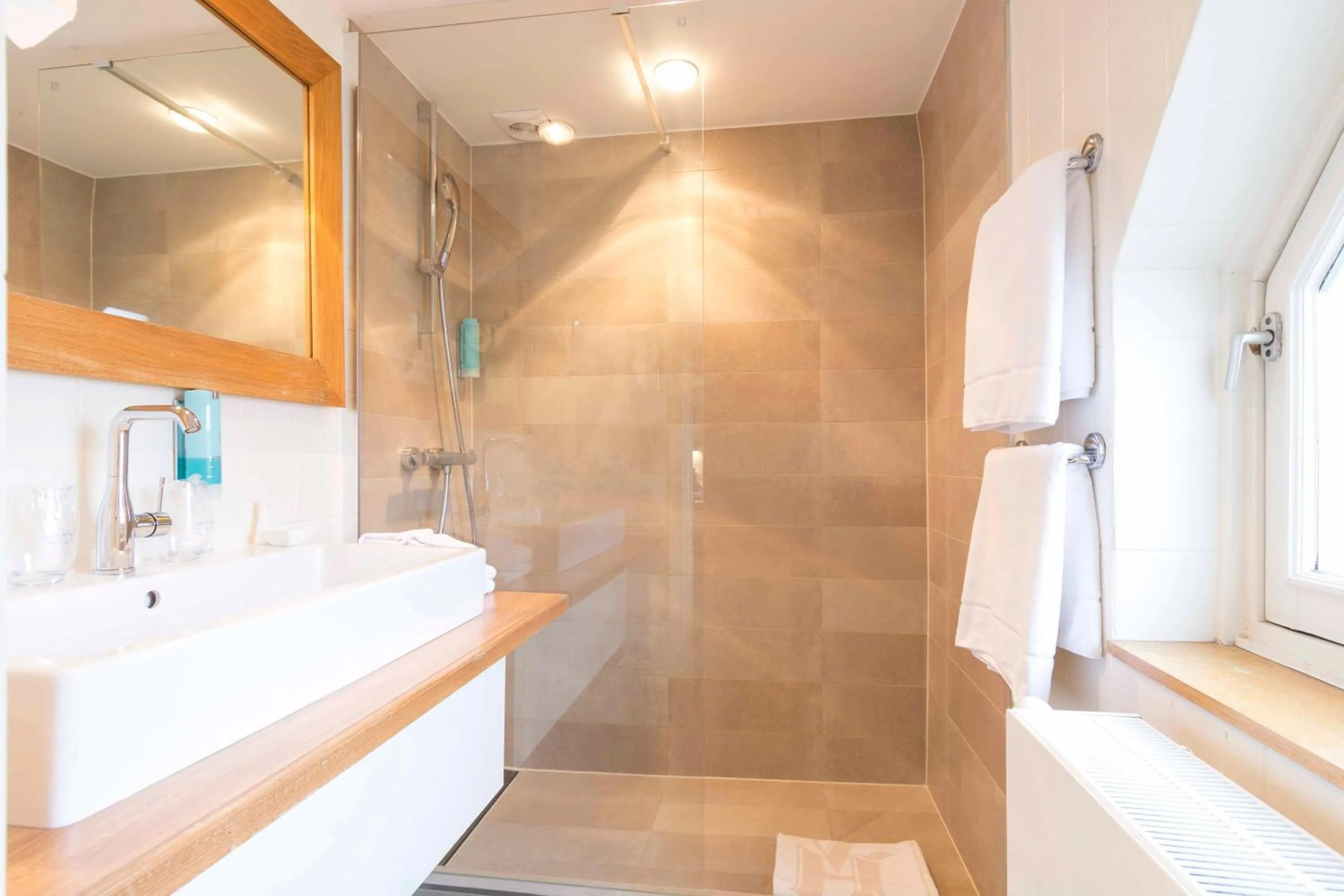 Shower in Hotel Lugano