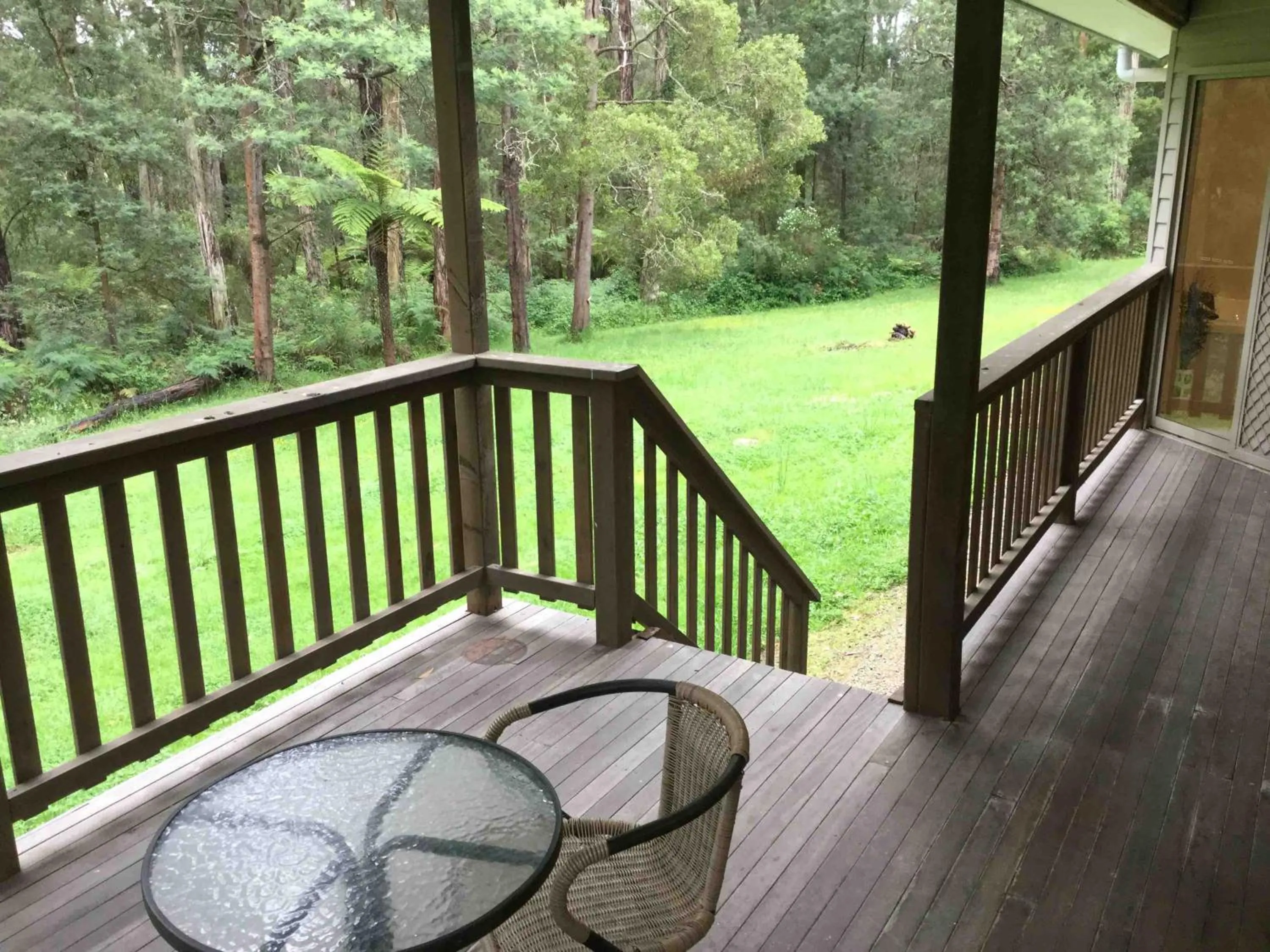Balcony/Terrace in Emerald Creek Cottages