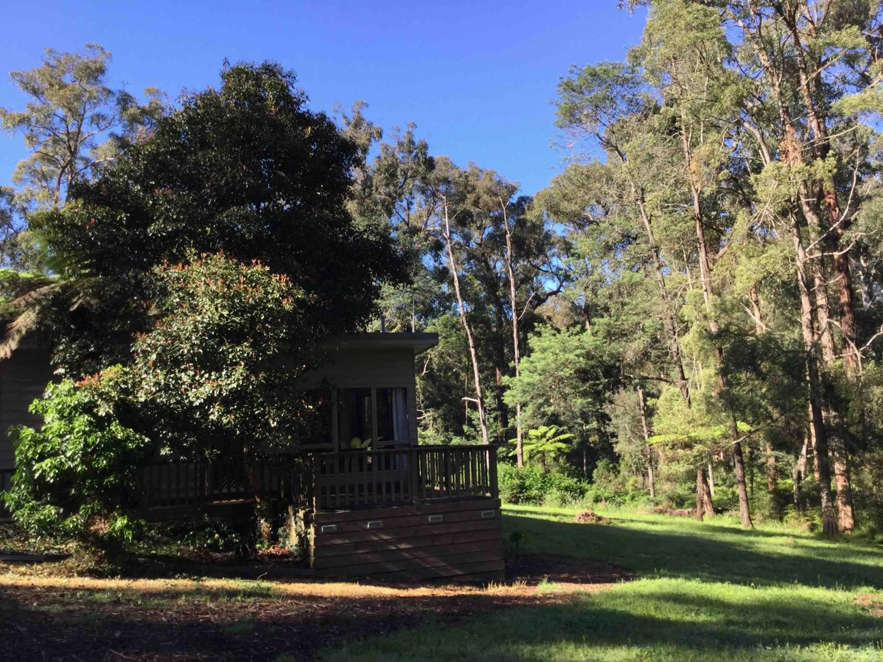 Balcony/Terrace in Emerald Creek Cottages