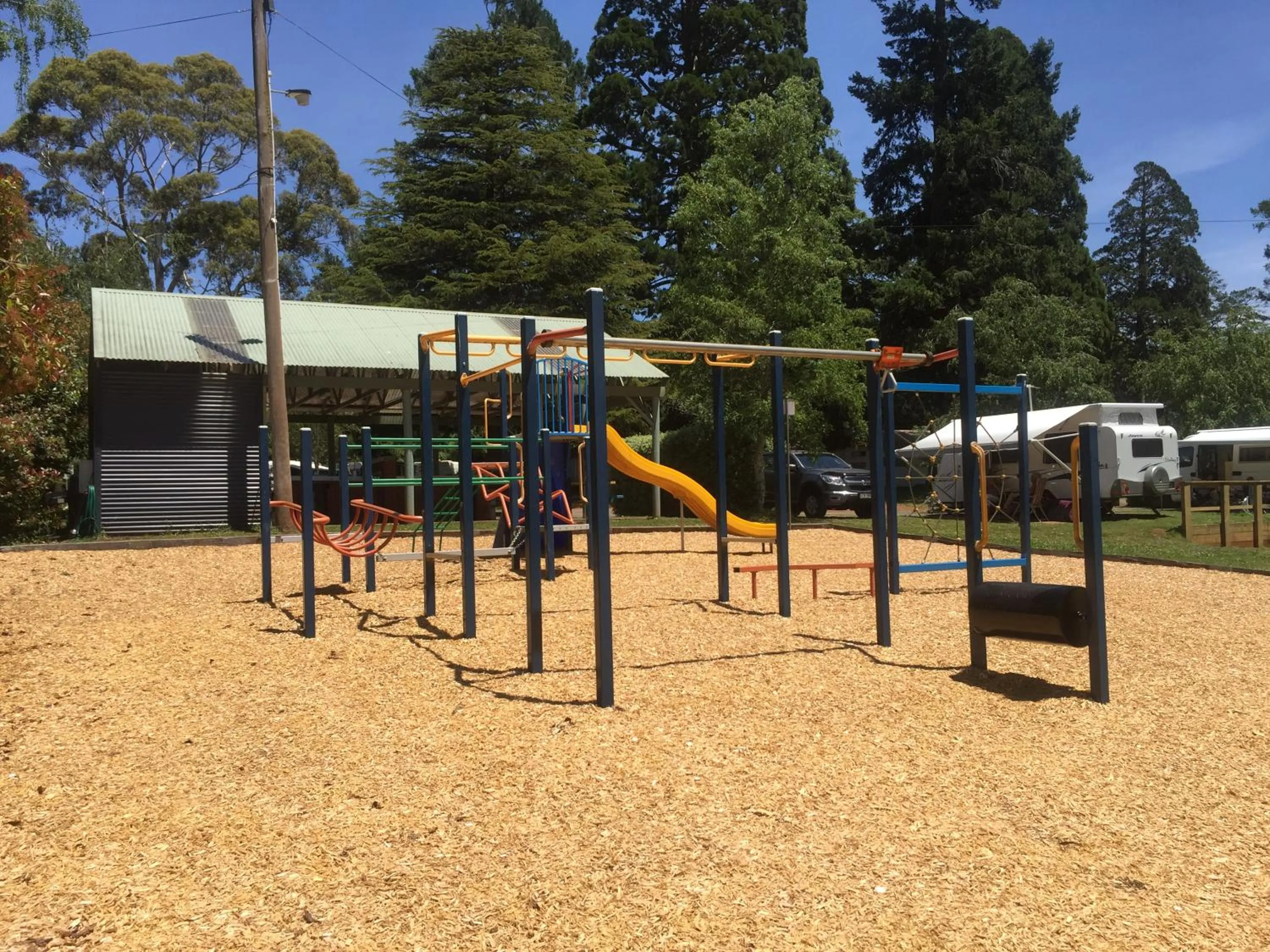 Children play ground in Daylesford Holiday Park