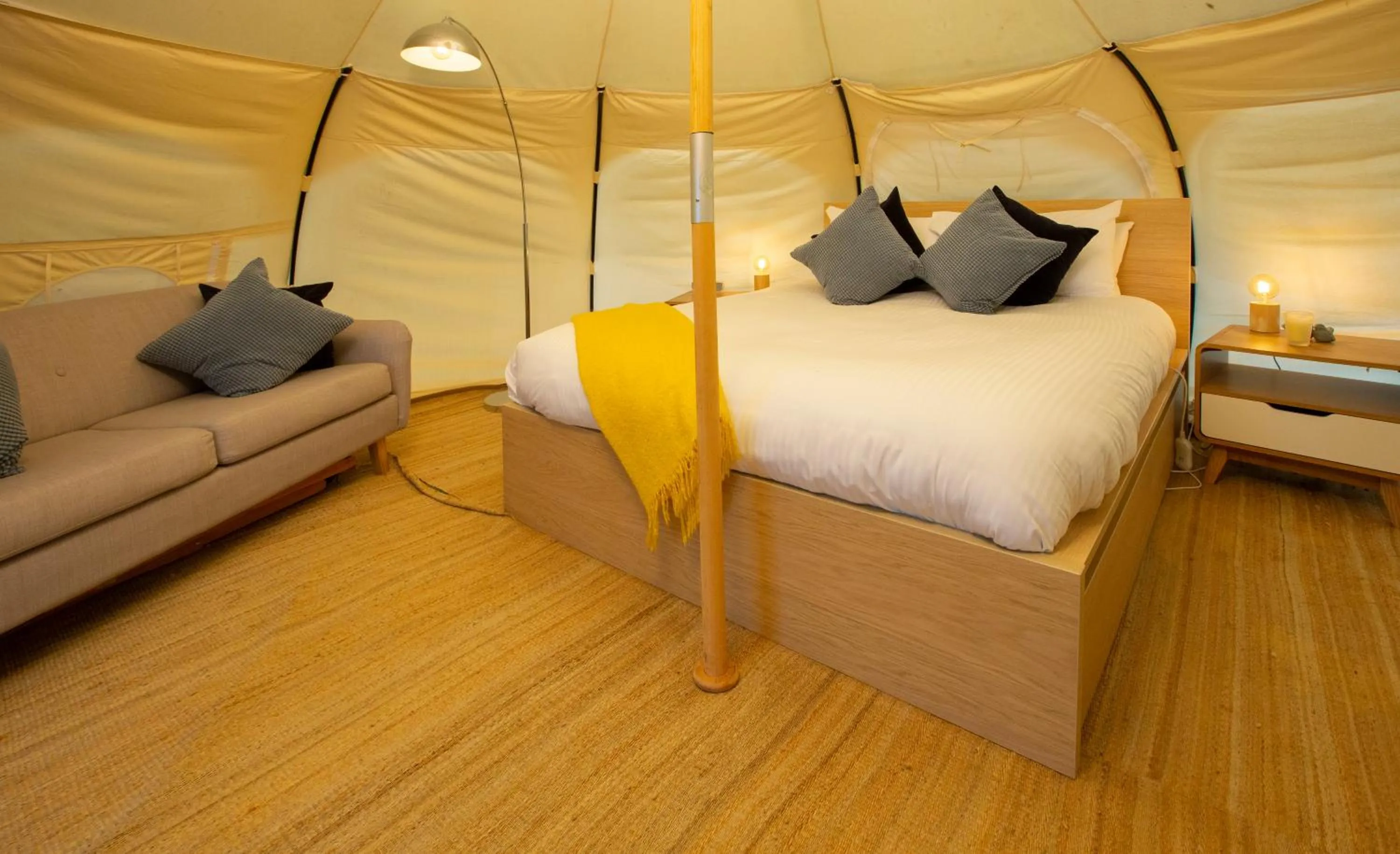 Bed in Daylesford Holiday Park