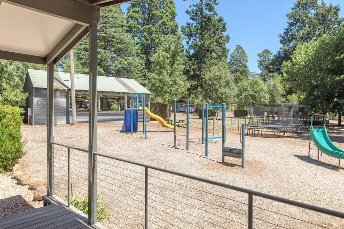 Children play ground in Daylesford Holiday Park