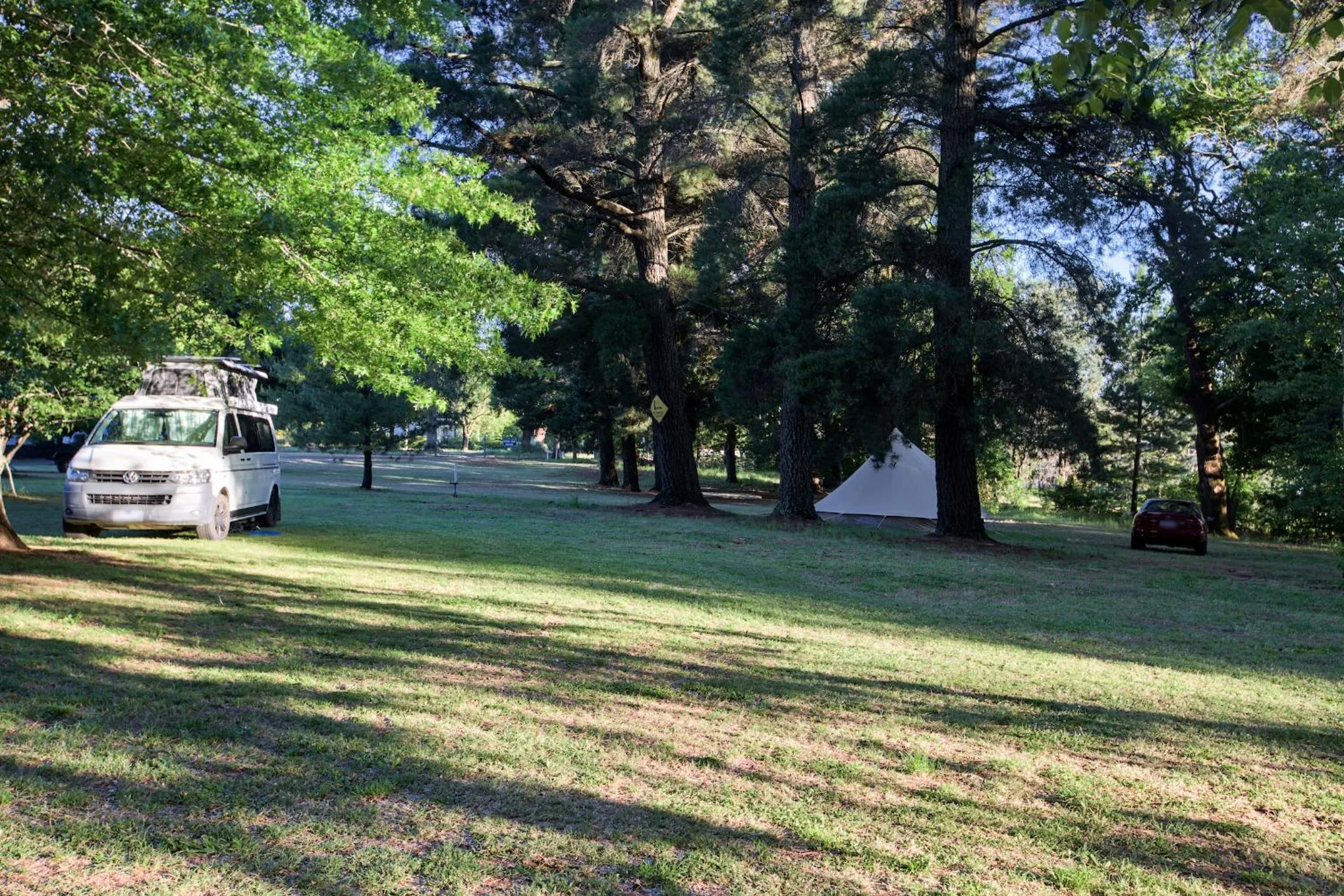 Garden in Daylesford Holiday Park