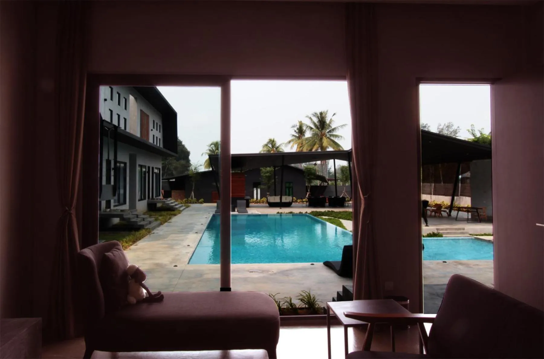 Pool view in Villa Lot 1638