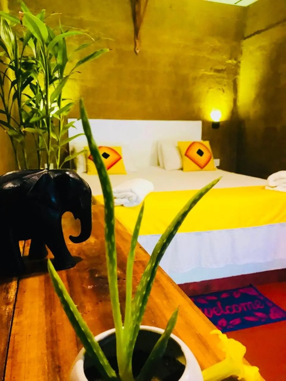 Bed in Nature lovers Safari Cottage