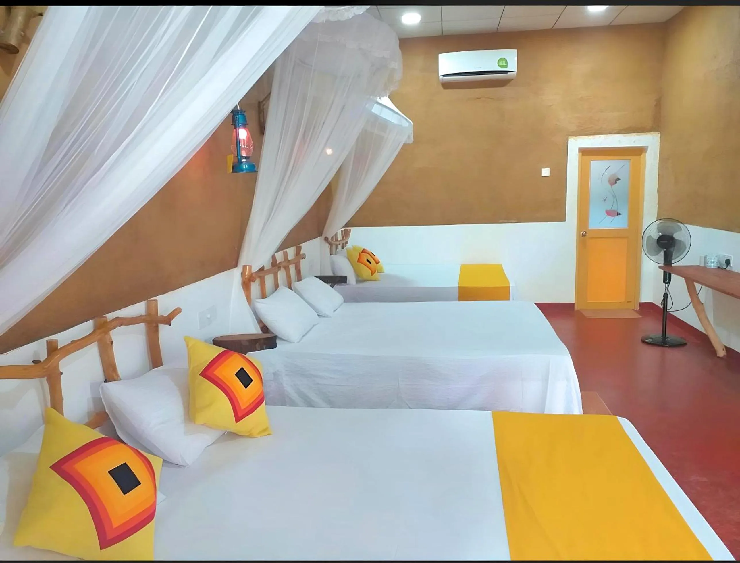 Bed in Nature lovers Safari Cottage